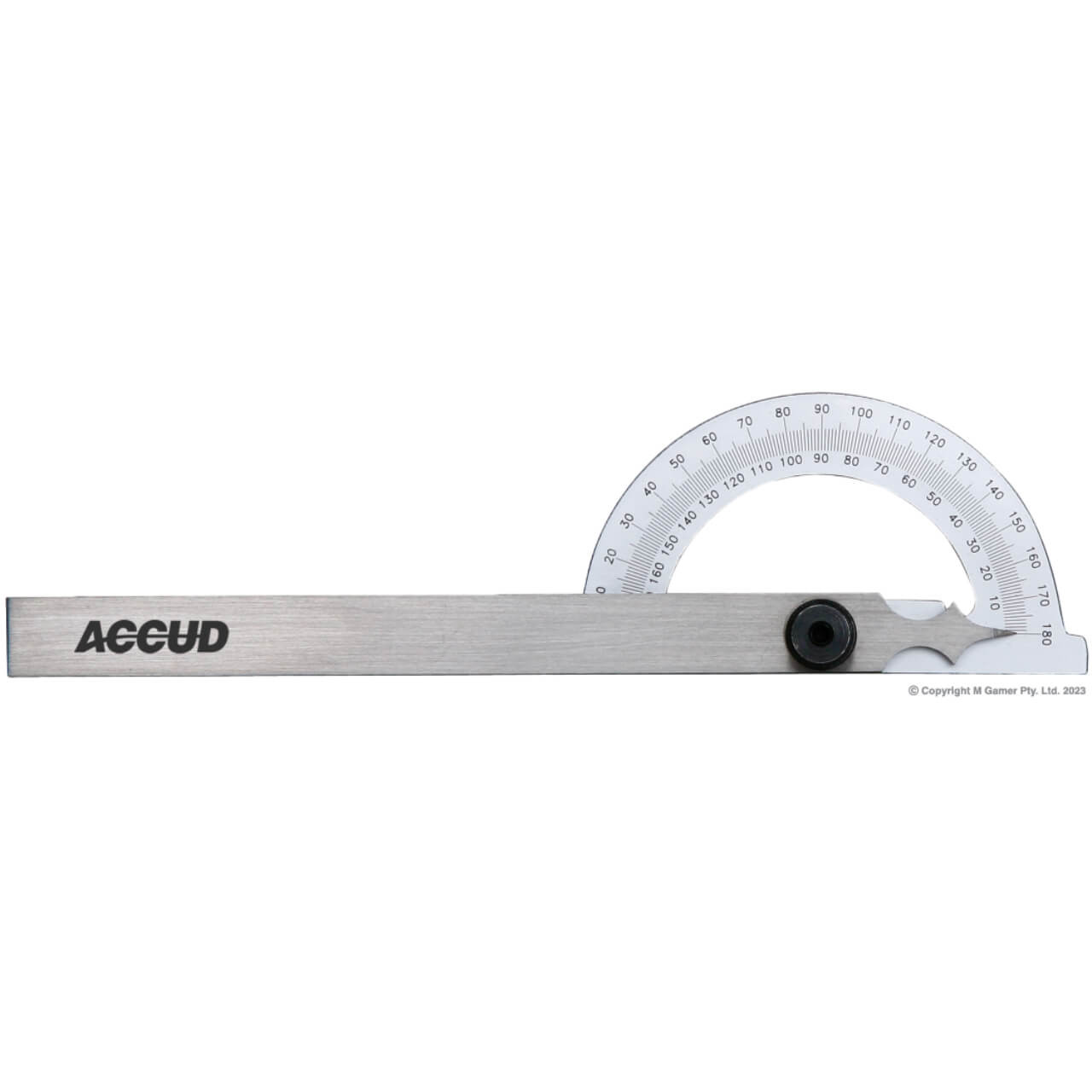 Accud 180° Protractor & 300mm Combination Square