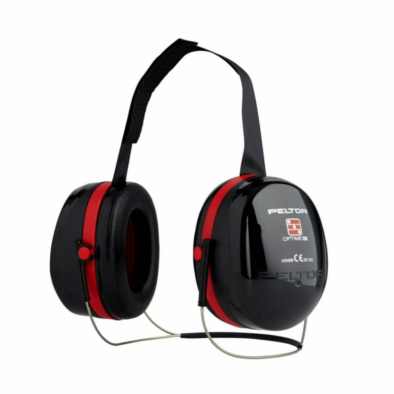 3M Peltor H540 Black & Red Neckband Format Earmuffs Class 5 (34DB)