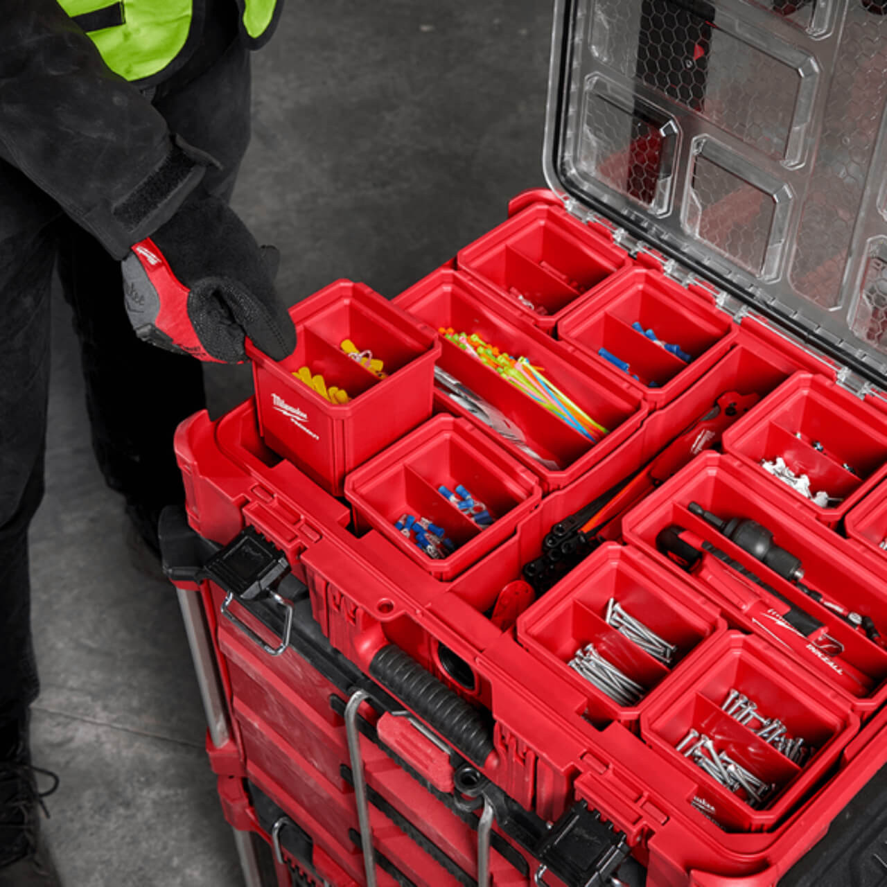 Milwaukee Packout Bin Set 2 Pce