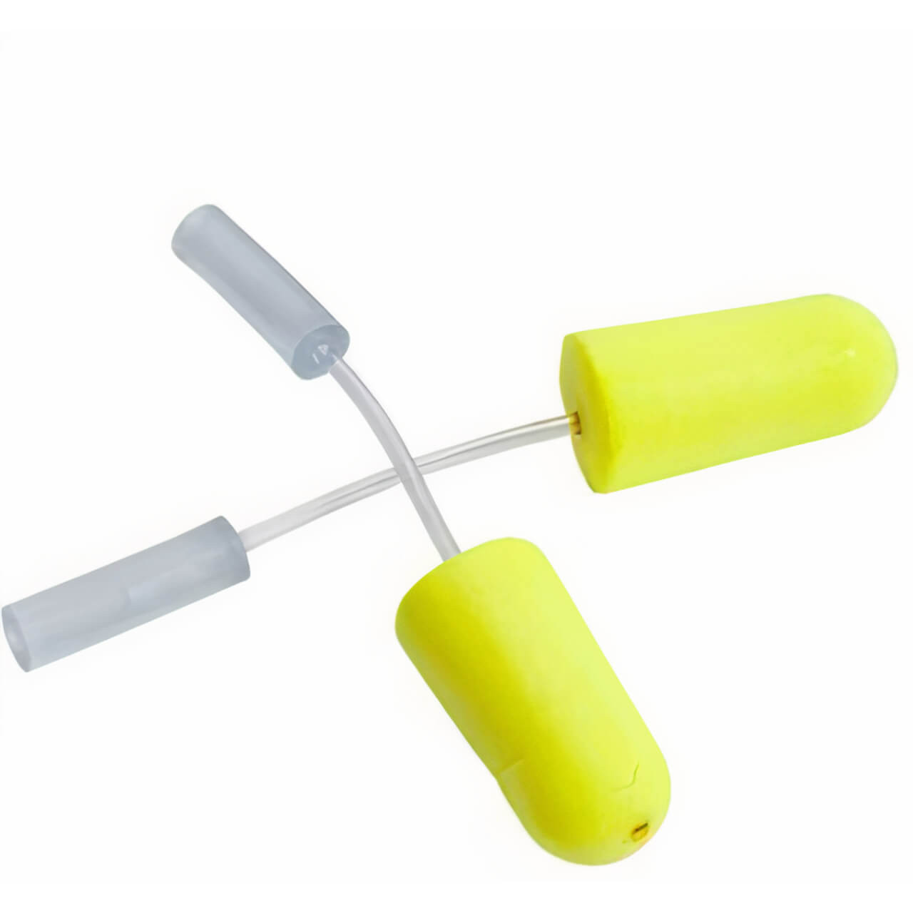 3M E-A-R Yellow Neon Earplugs Probed Fit Test Disposable PU Foam Class 4 23dB Regular 50pr