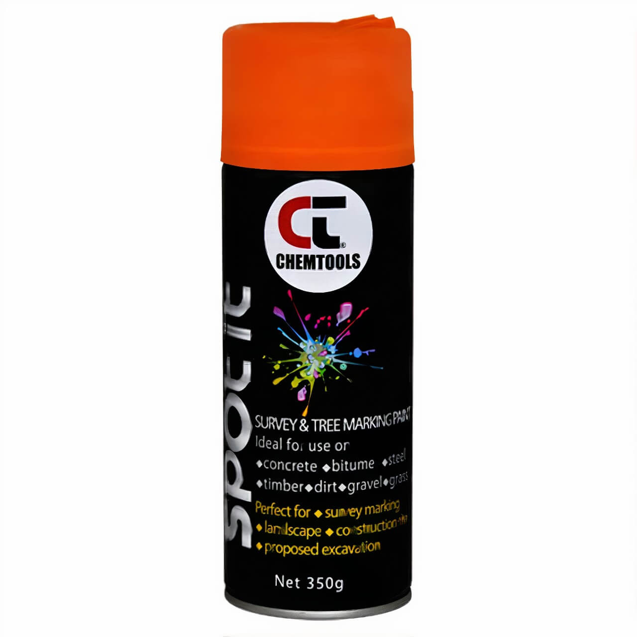 CT Spot it Marking Paint Fluoro Orange 350g Aerosol