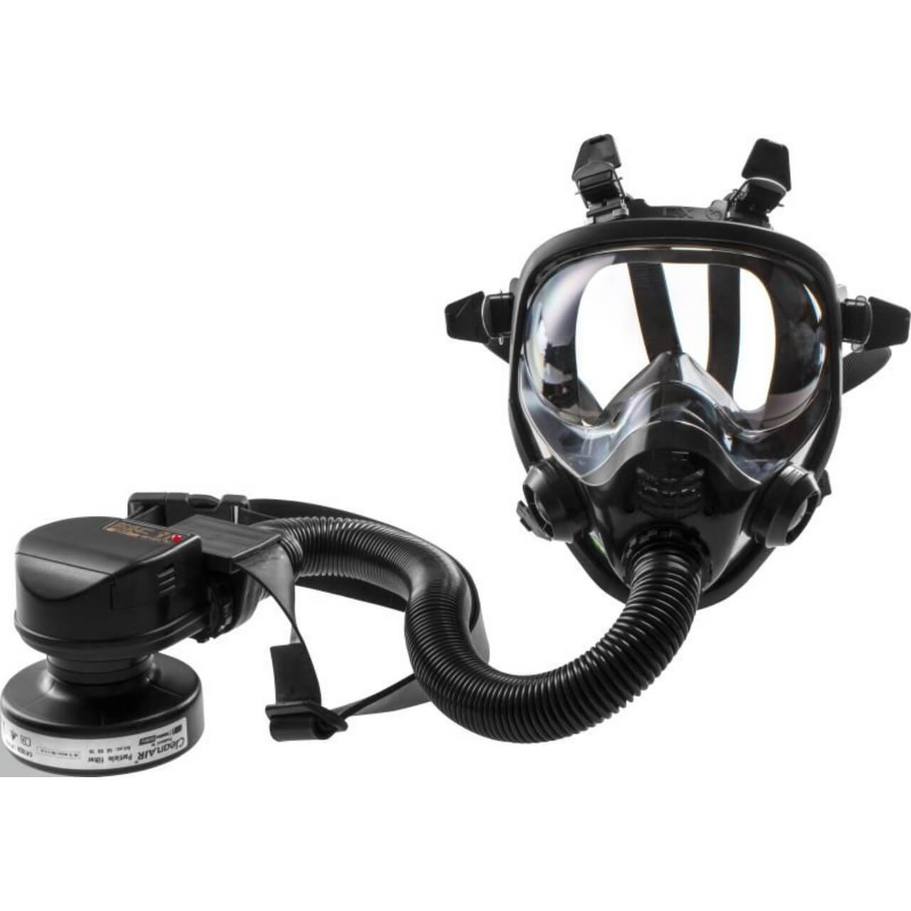 Cleanair Asbest PAPR With GX02 Full Face Mask Belt Mounted