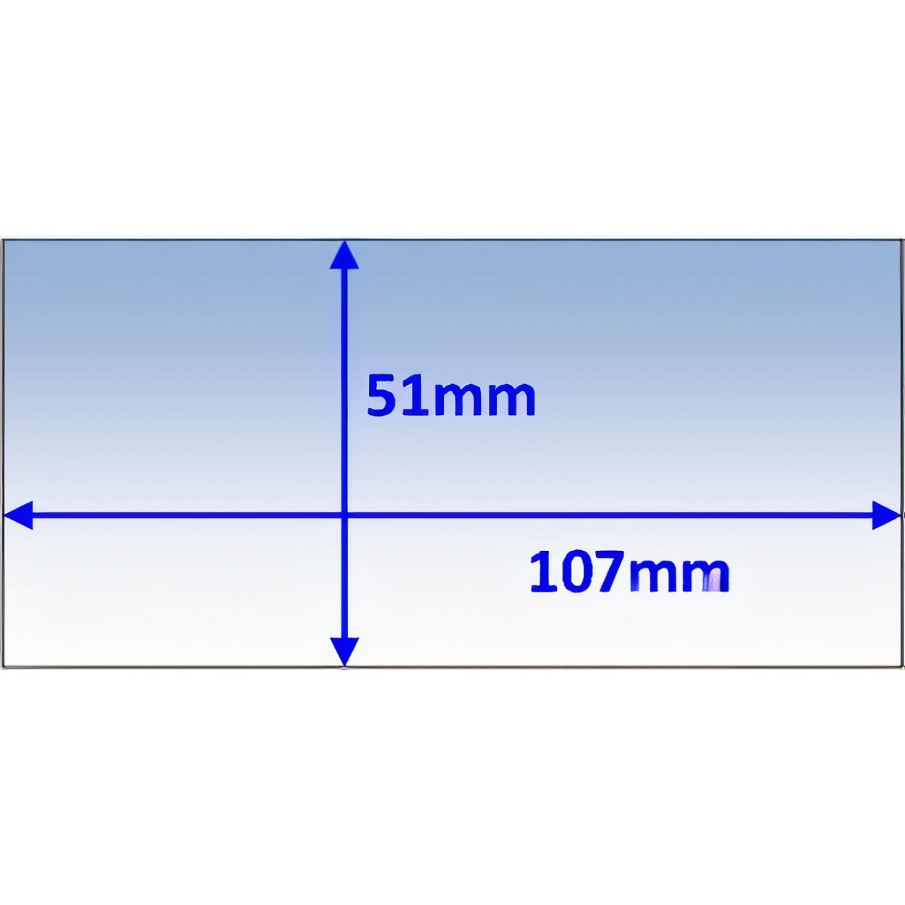 Clear Inner Lens 107x51mm 5pk