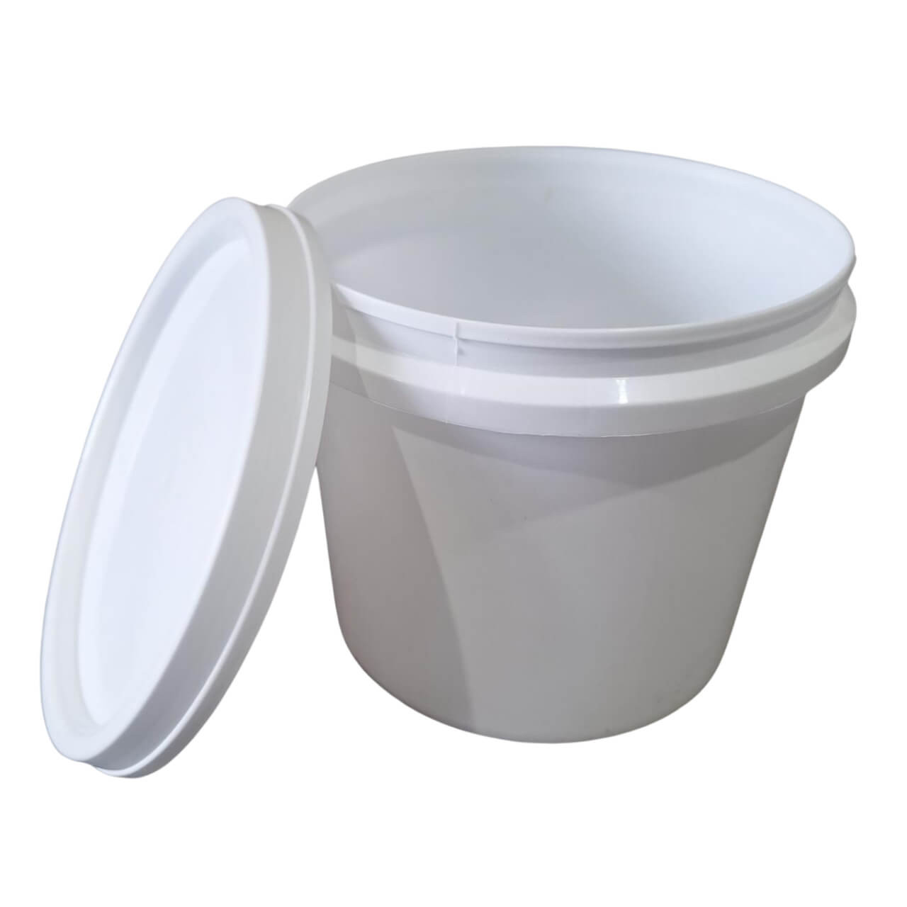 2.2L White Bucket Inc Lid