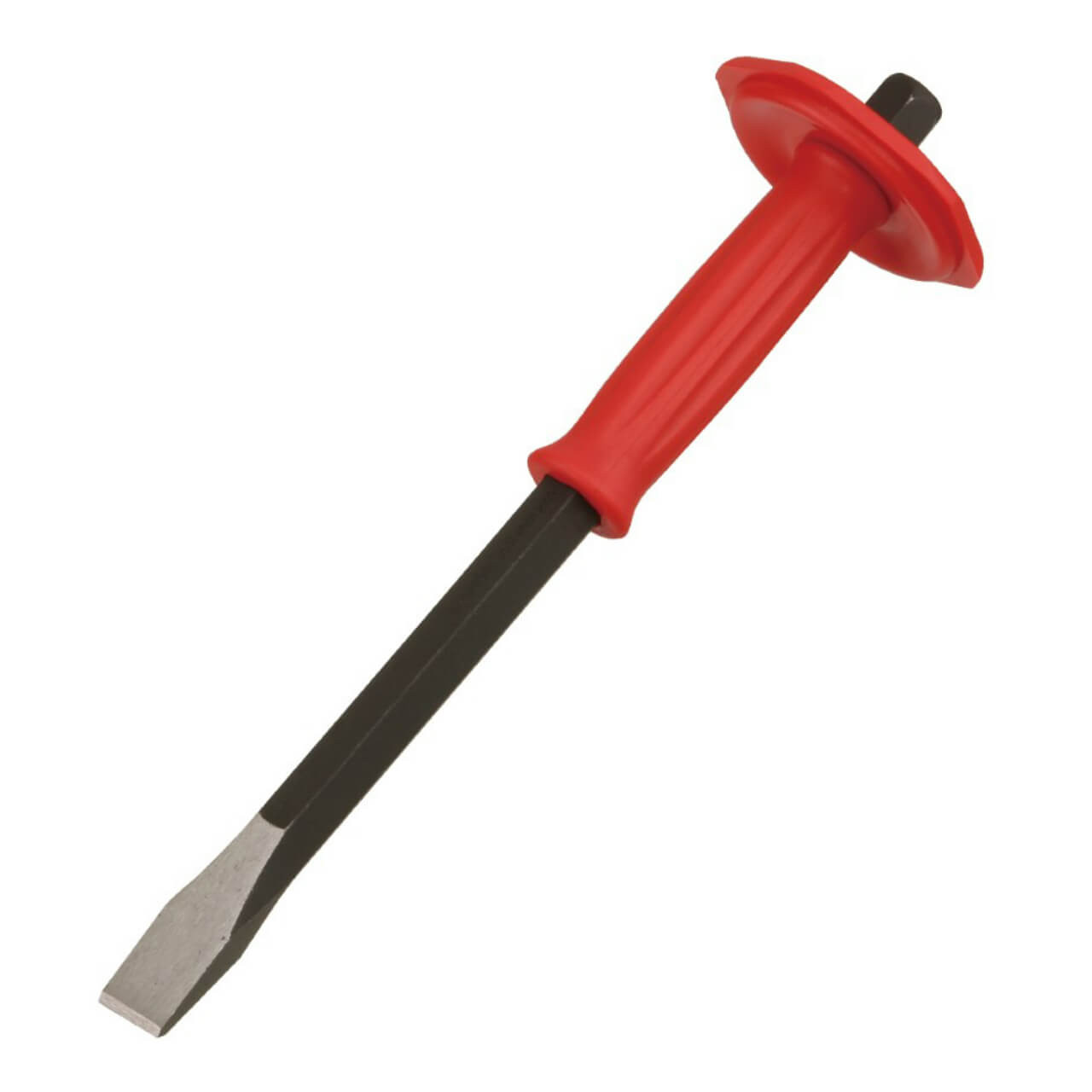 Genius Tools 3/4” Hex Shank, 22mm Flat Chisel with Handle Guard