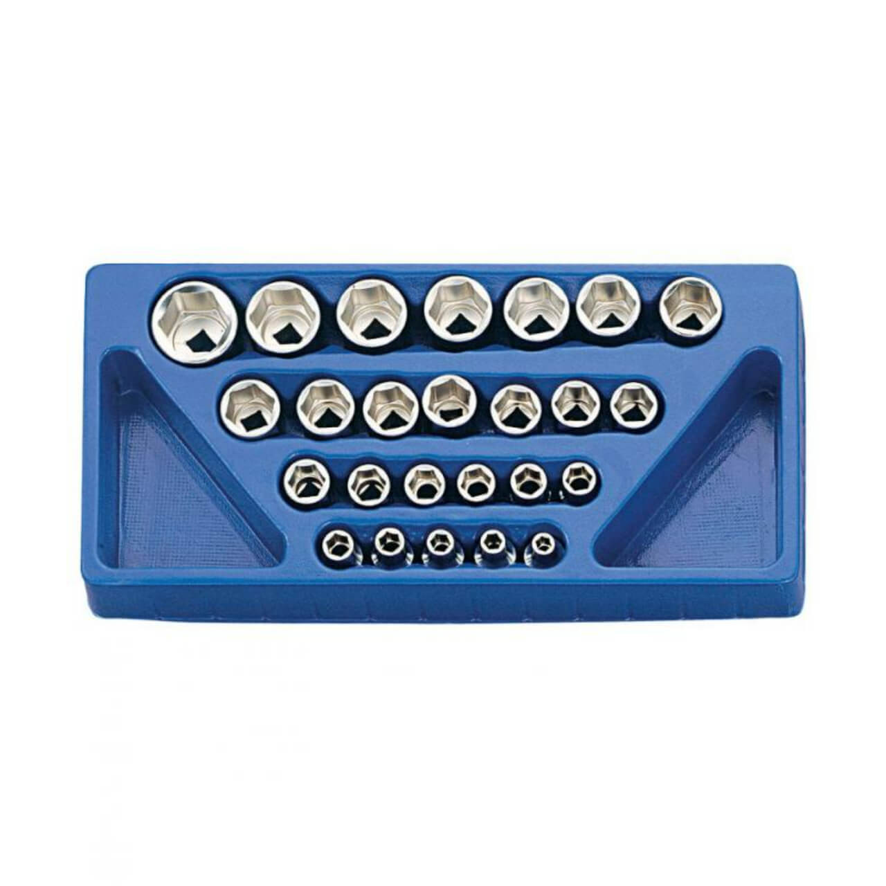 Genius 8-36mm 1/2 Dr C/V Hand Socket Set Metric 25pce