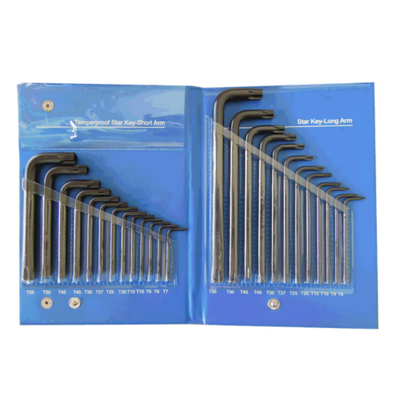 Genius Star Key & Tamperproof Torx Wrench Set 25pce