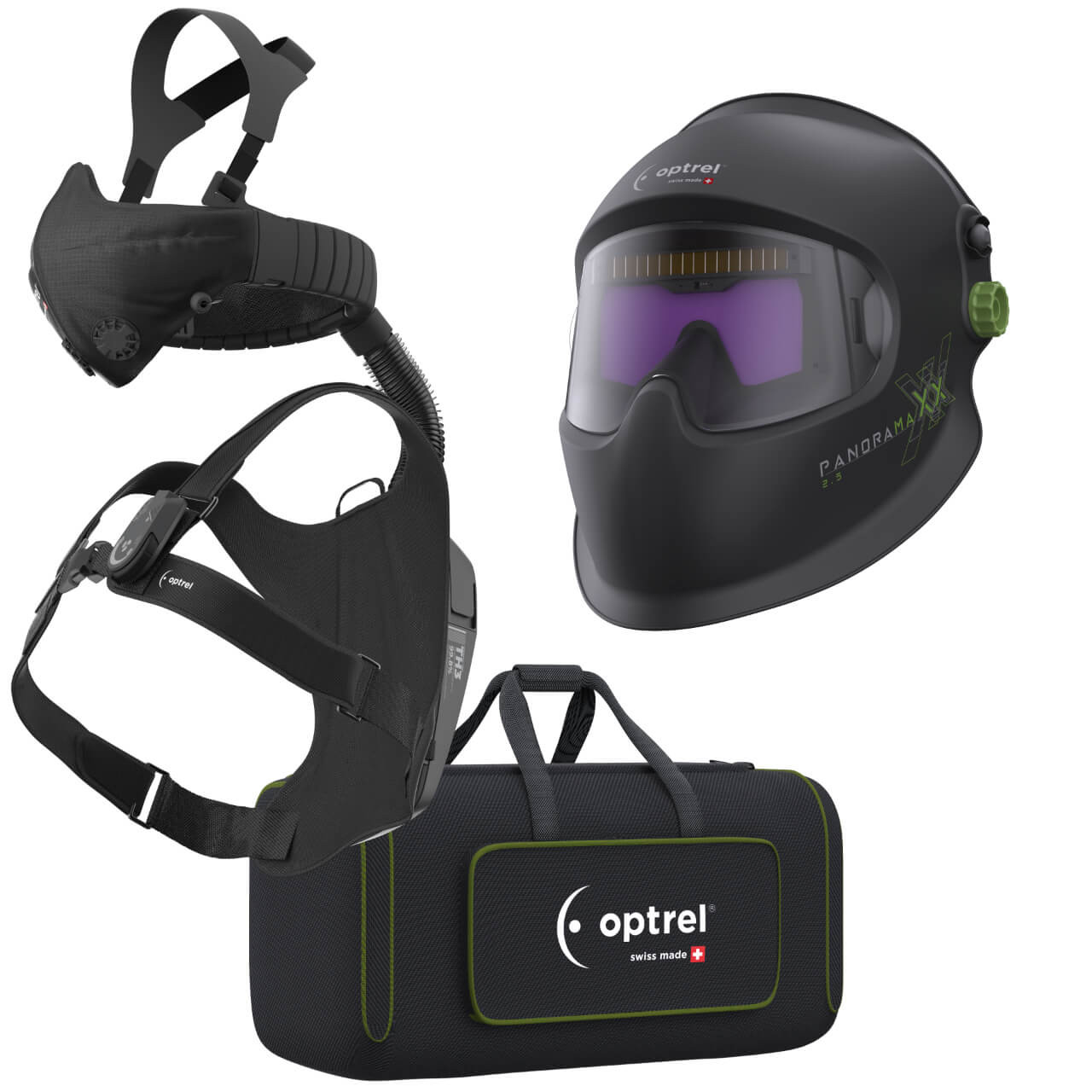 Optrel RTW Swiss Air System C/W Panoramaxx 2.5 Helmet