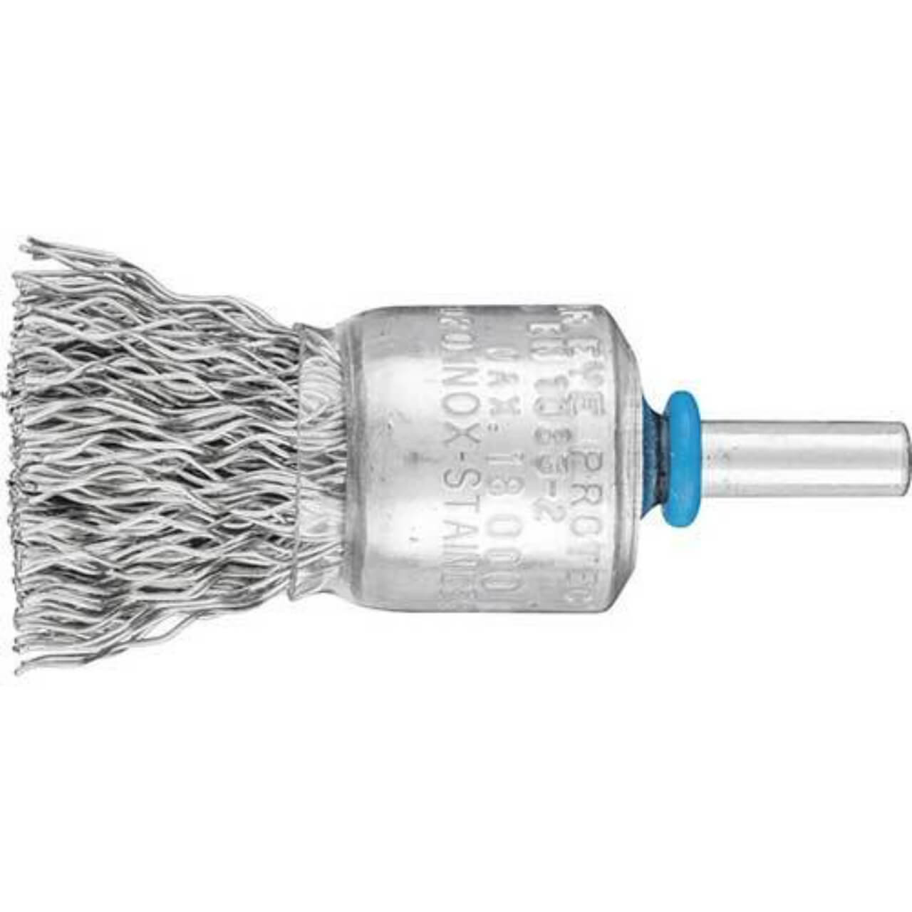 Pferd Pencil Brush 6mm Shaft Mounted - Crimped Wire PBU 2022/6 INOX 0.50