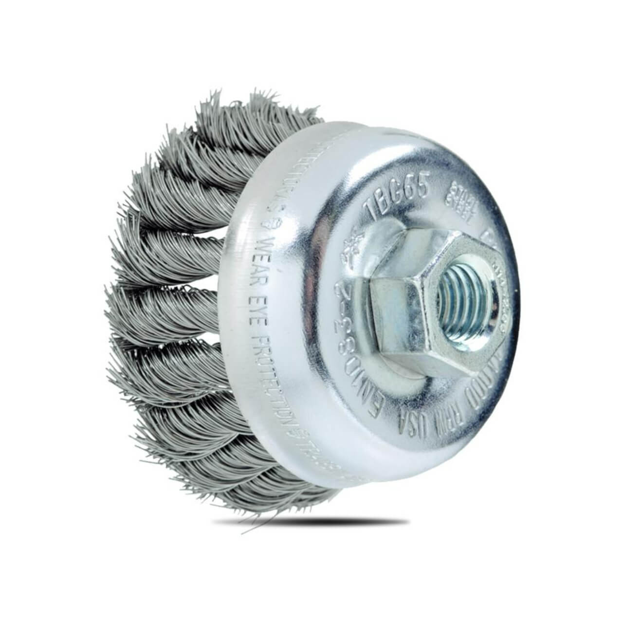 Pferd Premium Cup Brush Twist Knot Steel TBG 65mm M14 Thread