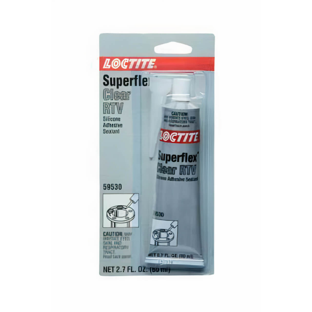 Loctite 596 Si Superflex Red High Temp RTV Silicone 80ml Tube