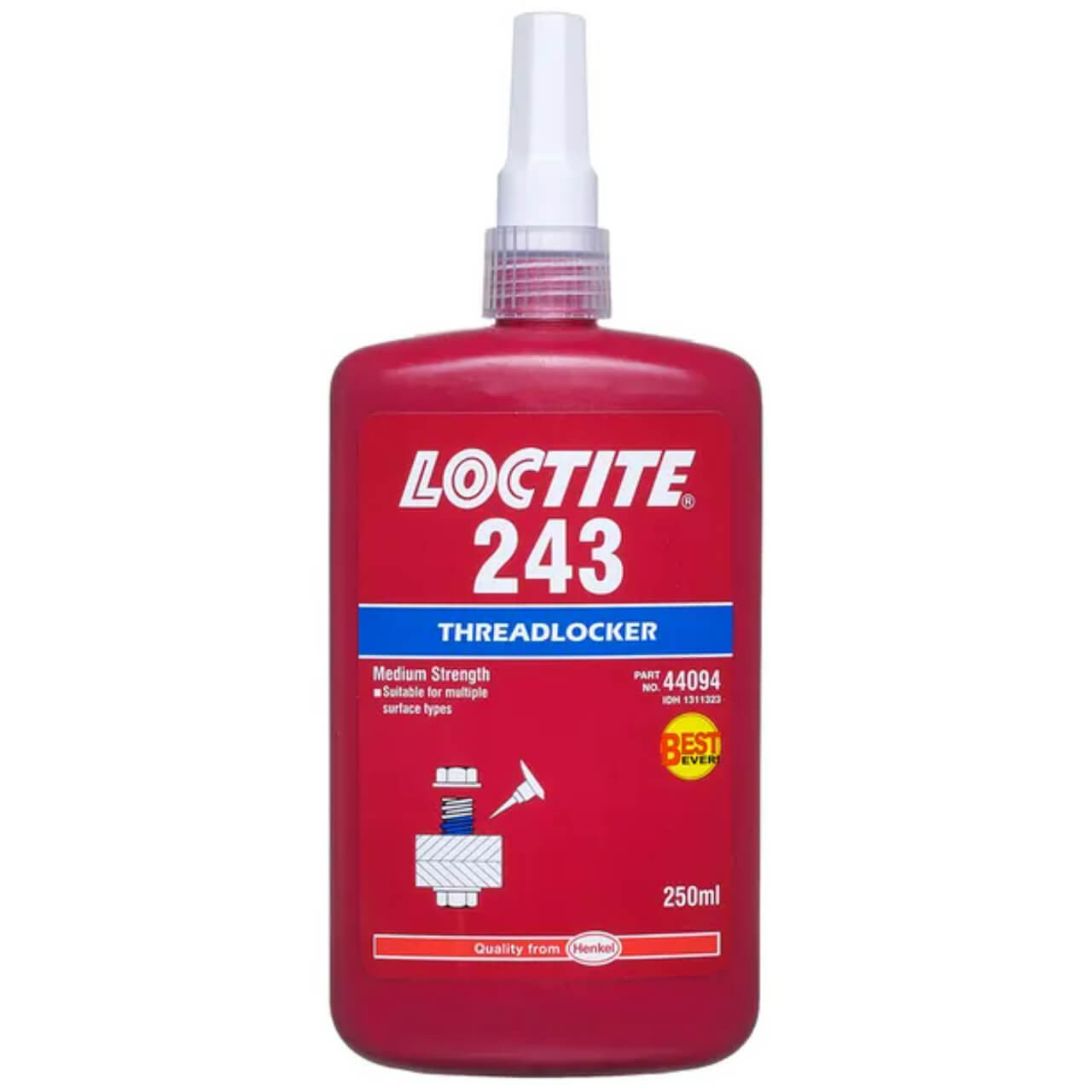 Loctite 243 Threadlocker Medium Strength Blue 250ml