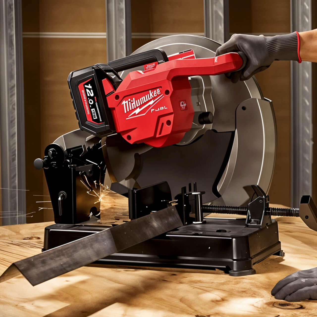 Milwaukee M18 Fuel Cordless 355 m (14”) Abrasive Chop Saw Skin Only