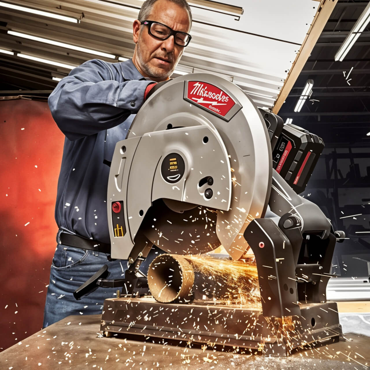 Milwaukee M18 Fuel Cordless 355 m (14”) Abrasive Chop Saw Skin Only