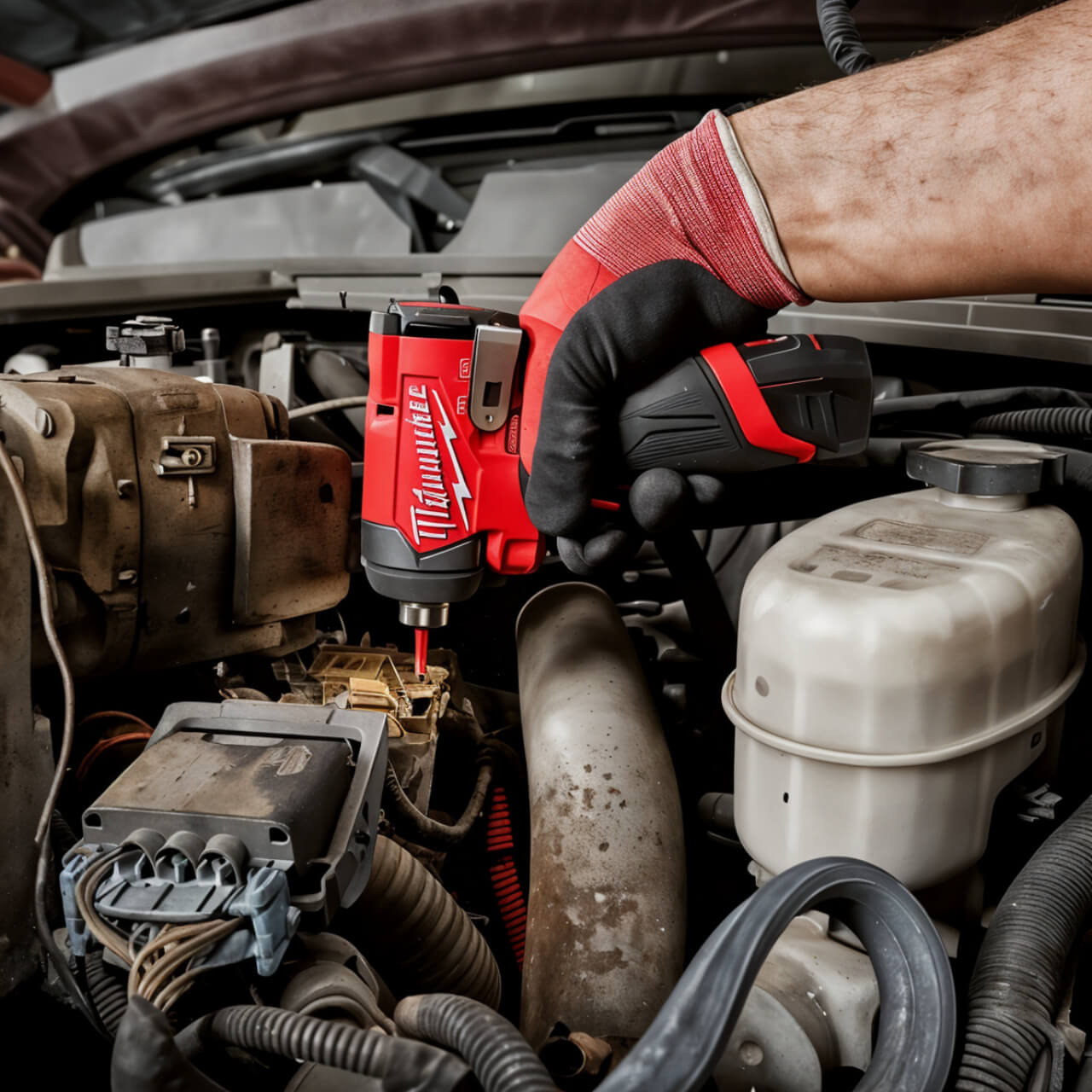 Milwaukee M12 Fuel Cordless Tyre Buffer Skin Only