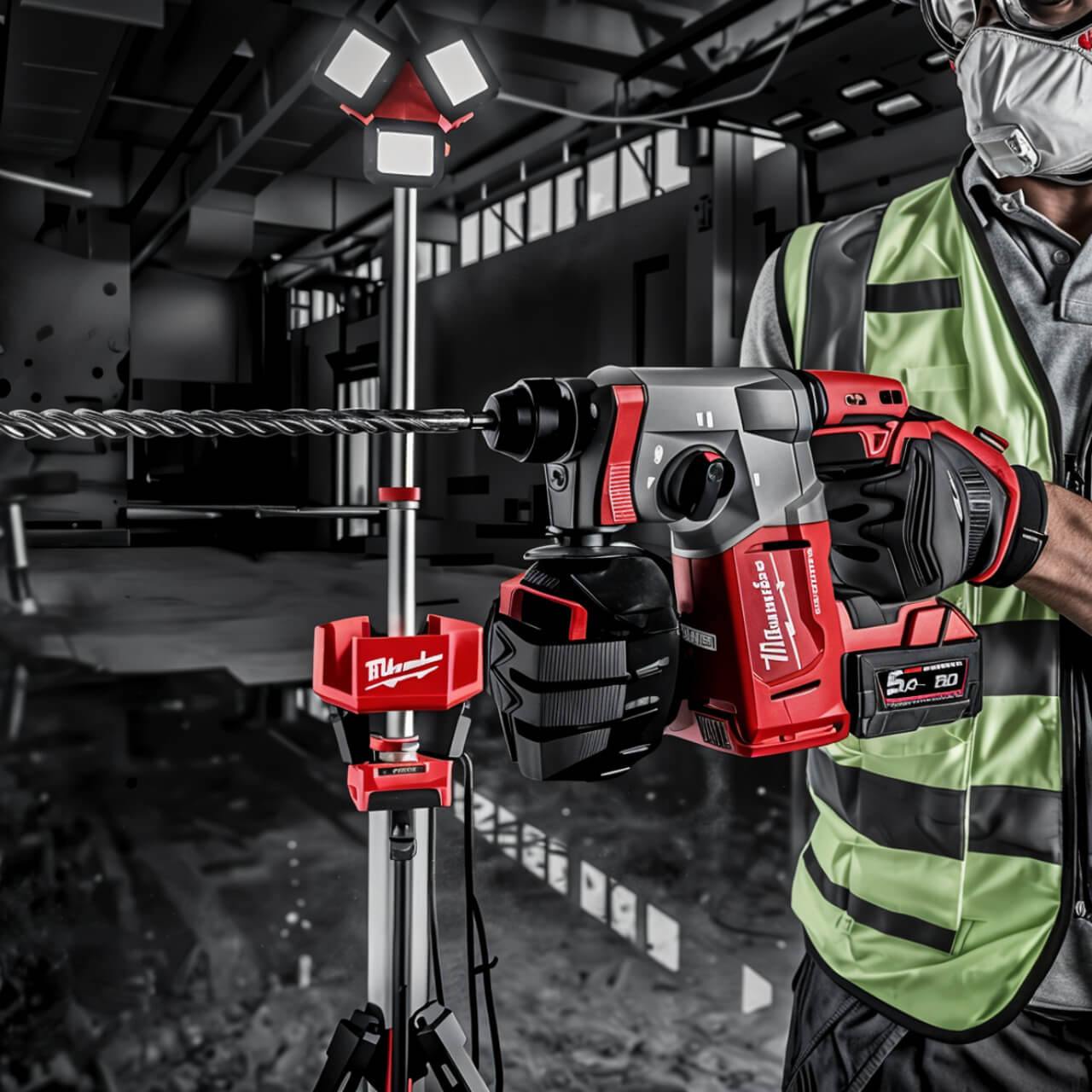 Milwaukee M18 Cordless Brushless 26mm SDS Plus Rotary Hammer Skin Only