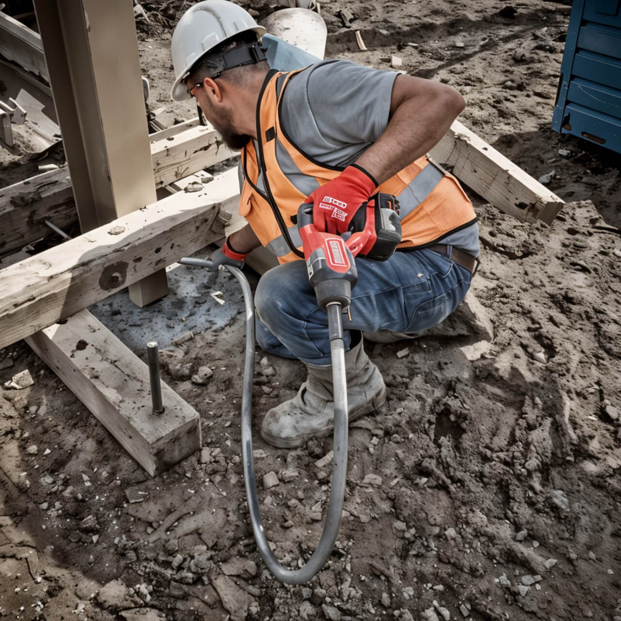 Milwaukee M18 Fuel Cordless 2400mm (8') Needle Concrete Vibrator Skin Only