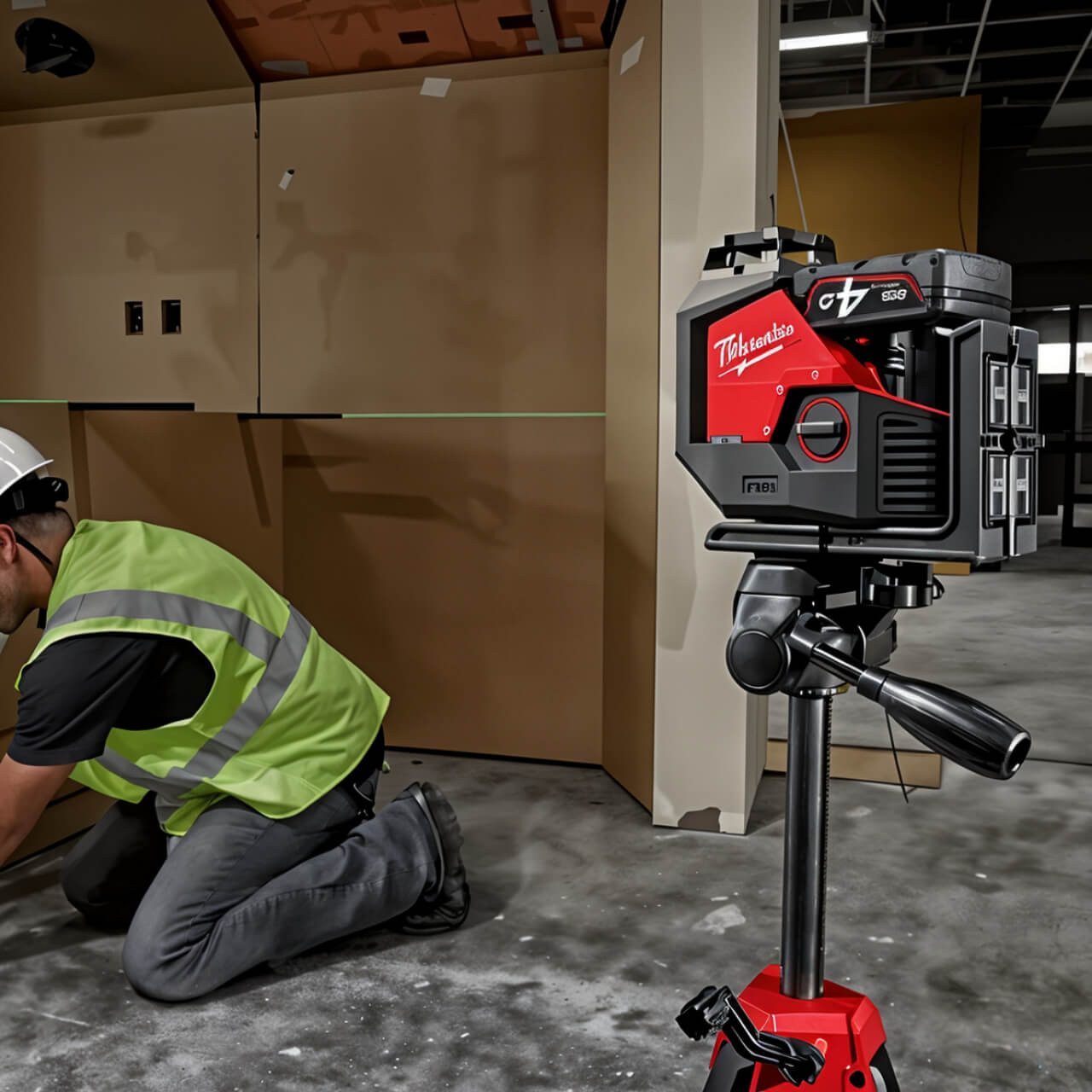 Milwaukee M12 Cordless Green 360° Single Plane Laser Skin Only