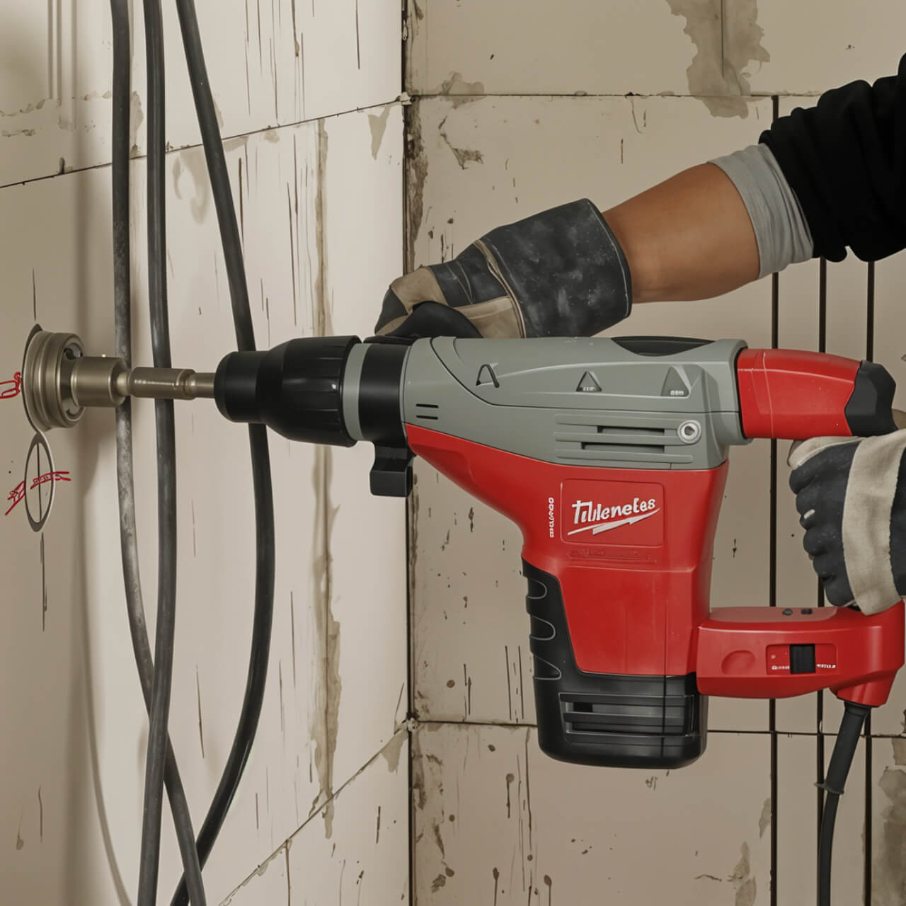 Milwaukee 2-Mode SDS Max Rotary Hammer 1300W 240V
