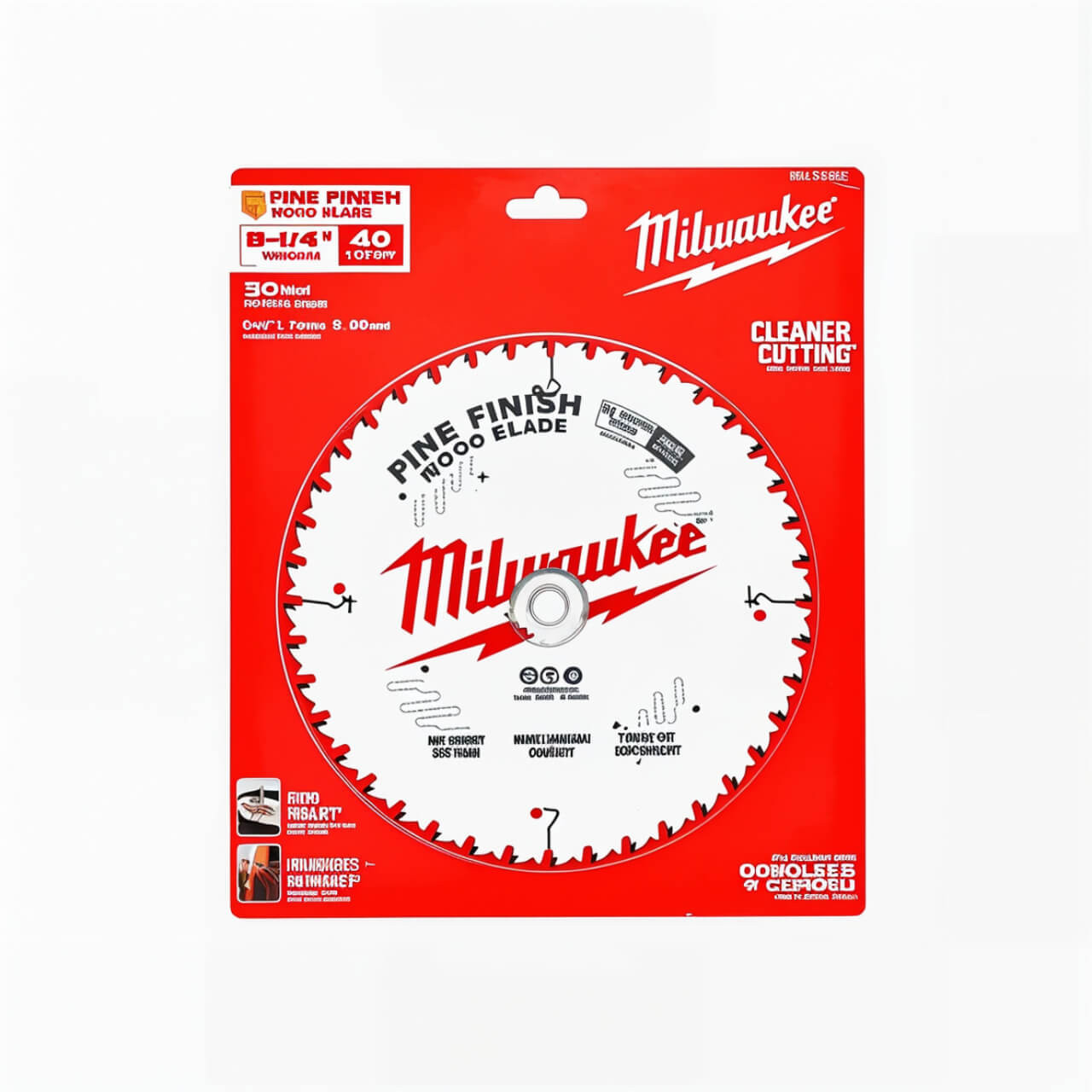 Milwaukee 210mm (8 1/4”) Fine Finish 40T Circular Saw Blade