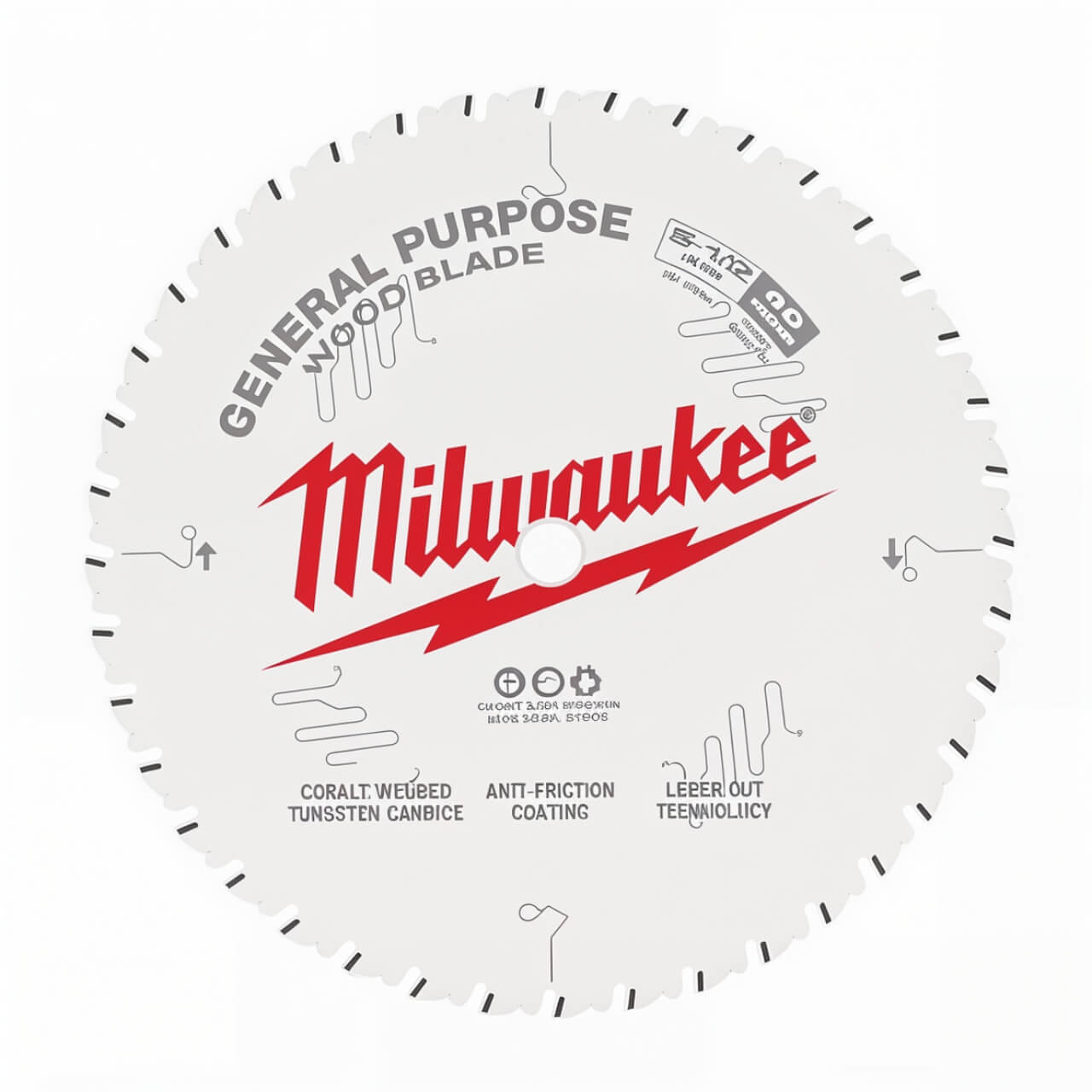 Milwaukee 210mm (8 1/4”) Ultra Fine 60T Circular Saw Blade