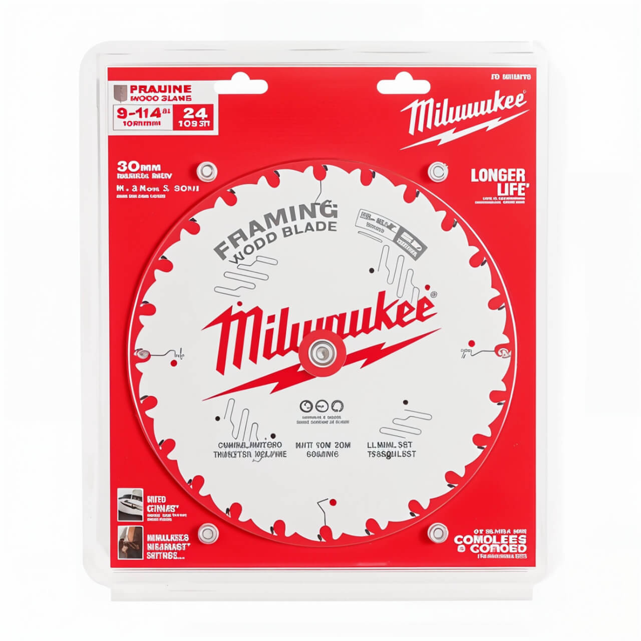 Milwaukee 235mm (9 1/4”) Framing 24T Circular Saw Blade