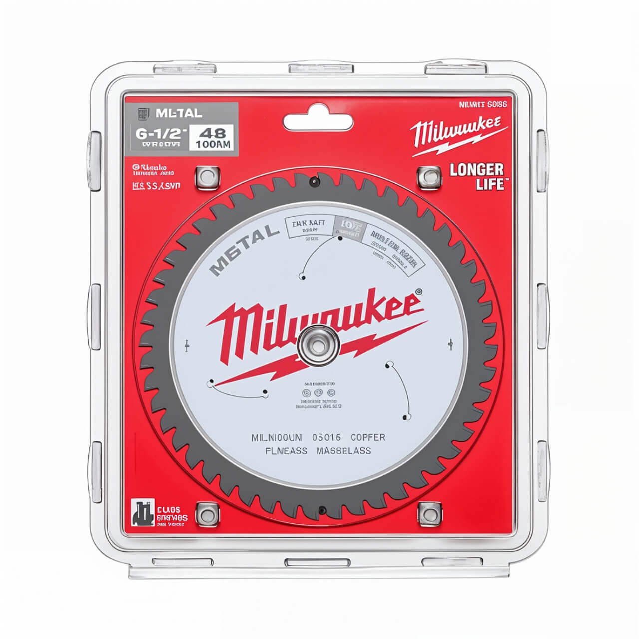 Milwaukee 165mm (6-1/2”) 48T Medium Metal Circular Saw Blade