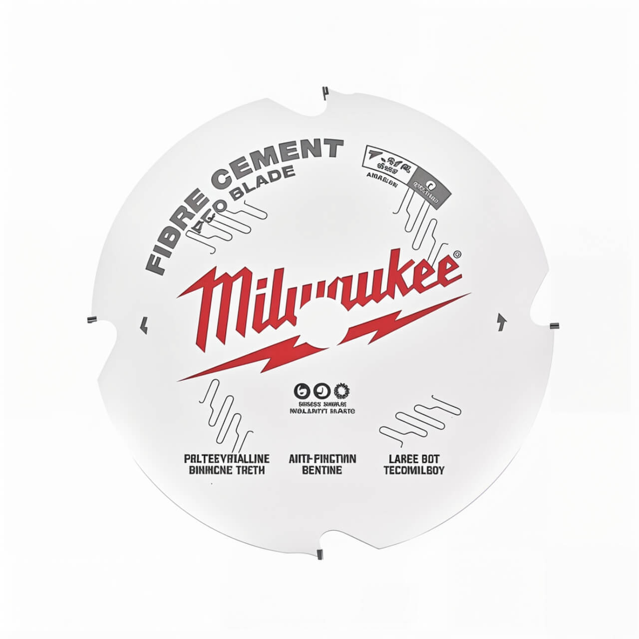 Milwaukee 184mm (7-1/4”) Fibre Cement / PCD 4T Circular Saw Blade