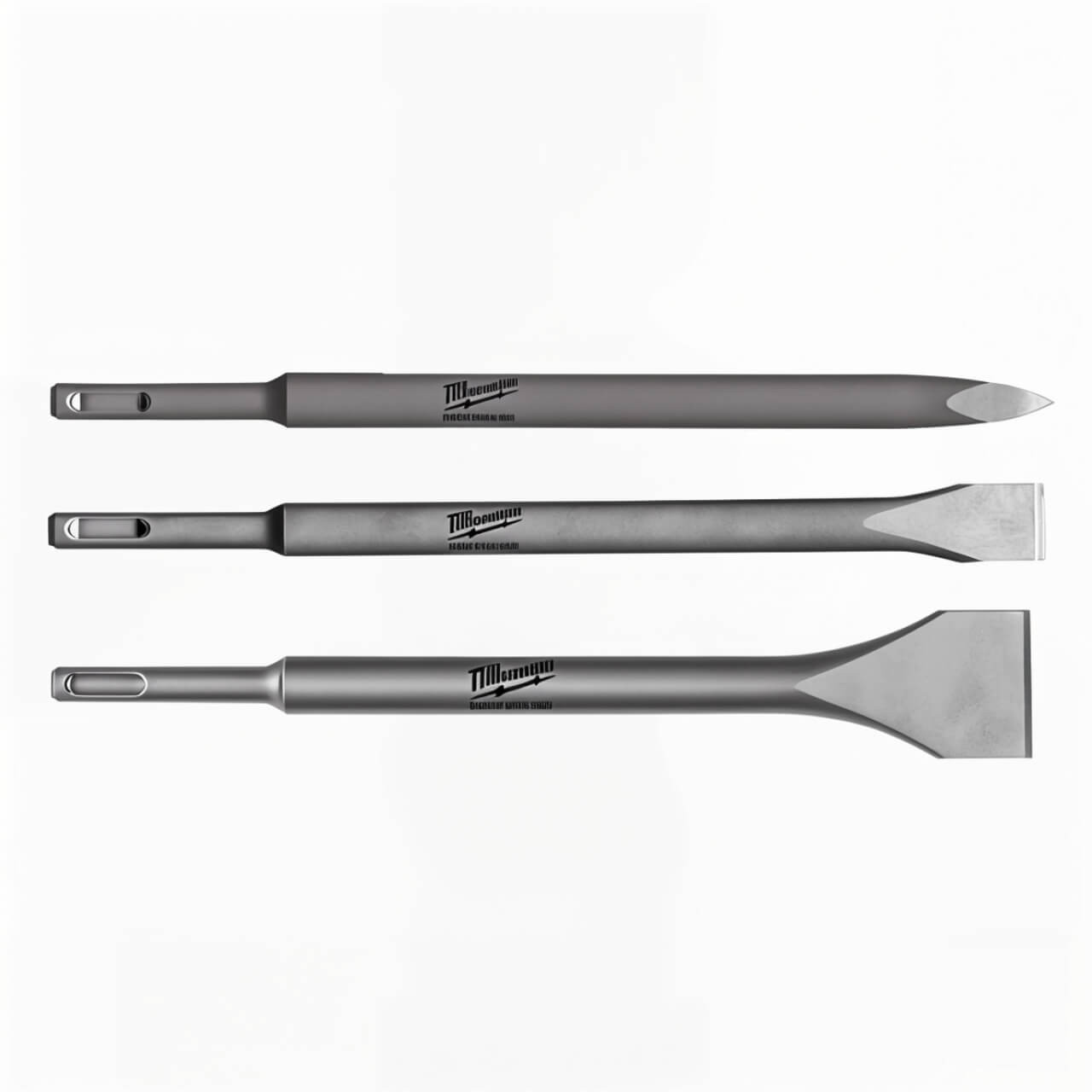 Milwaukee SDS Plus 3pce Chisel Set