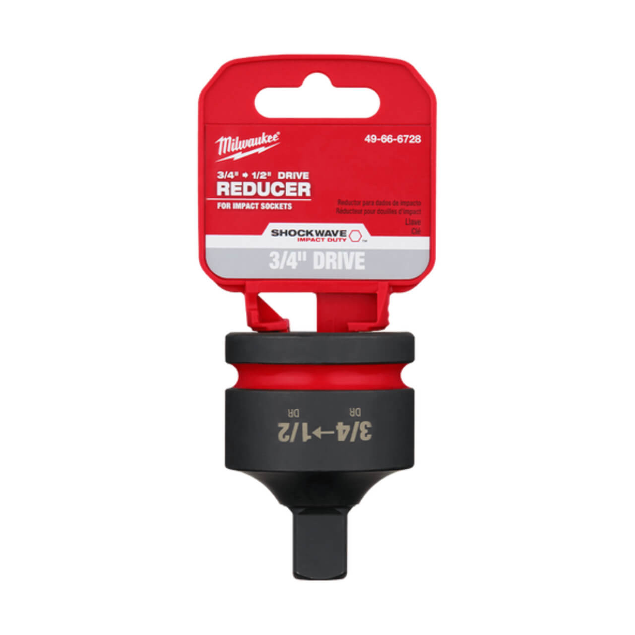 Milwaukee Shockwave 3/4F Drive to 1/2 Drive Impact Socket Reducer