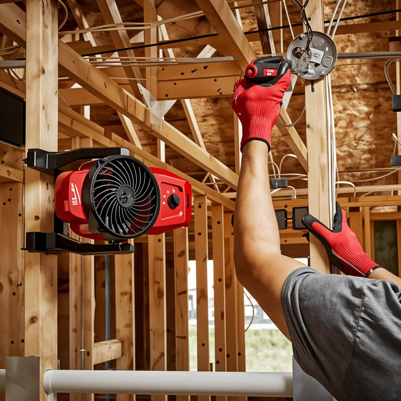 Milwaukee M12 Mounting Fan (Tool Only)
