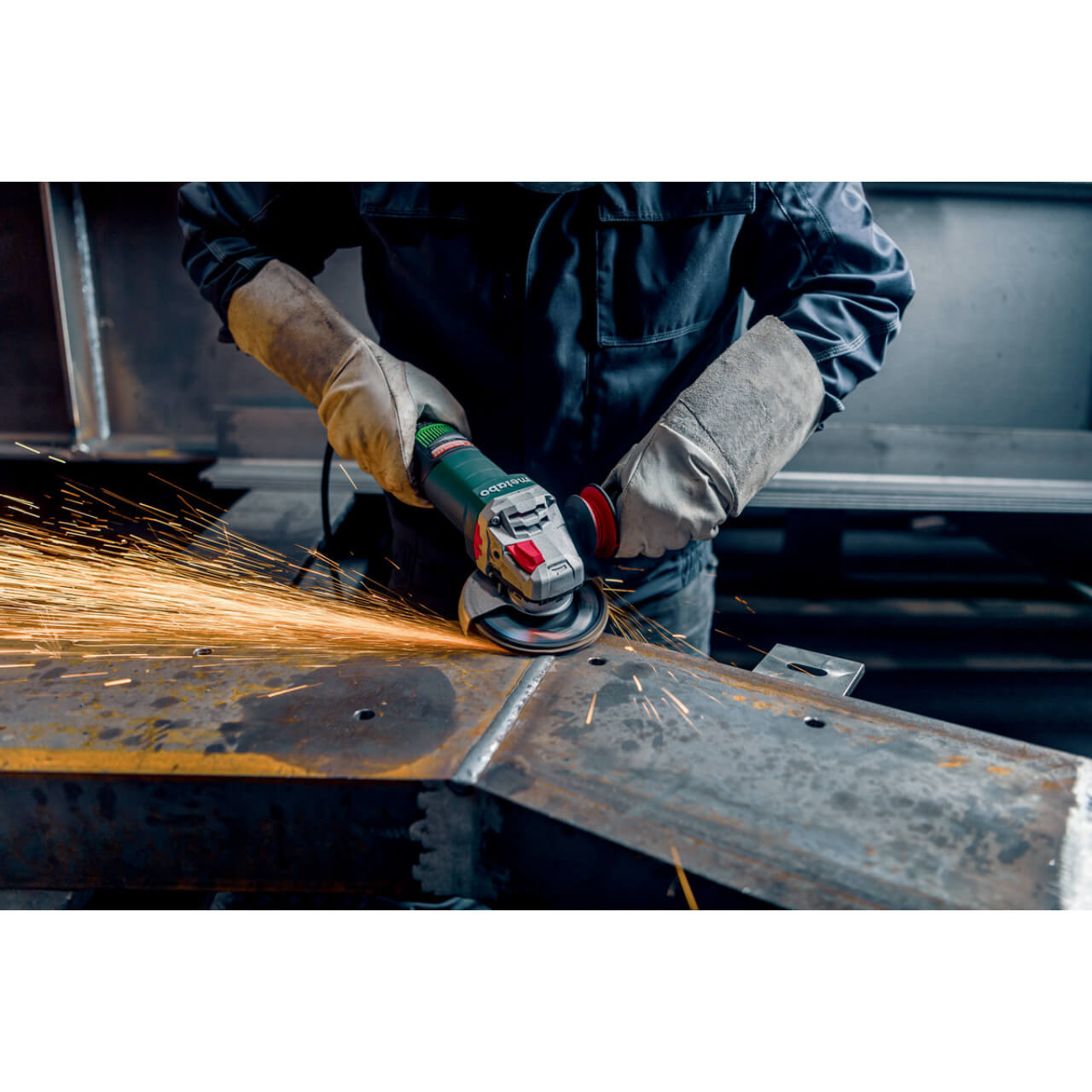 Metabo WEPBA 20-125 QUICK DS Brushless Angle Grinder 125mm 2000W Deadman Switch W/ Drop Secure Attachment