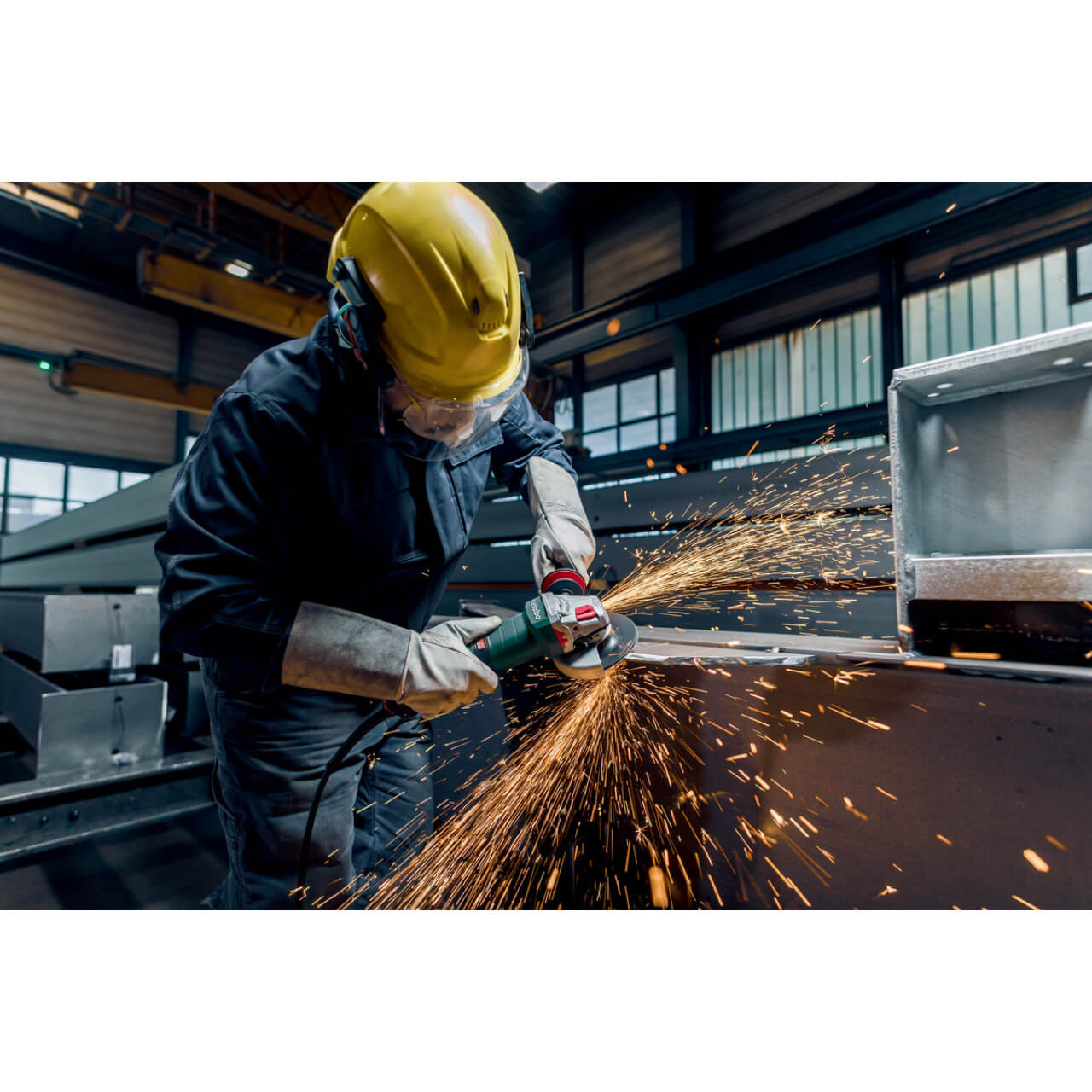Metabo WEPBA 20-125 QUICK DS Brushless Angle Grinder 125mm 2000W Deadman Switch W/ Drop Secure Attachment
