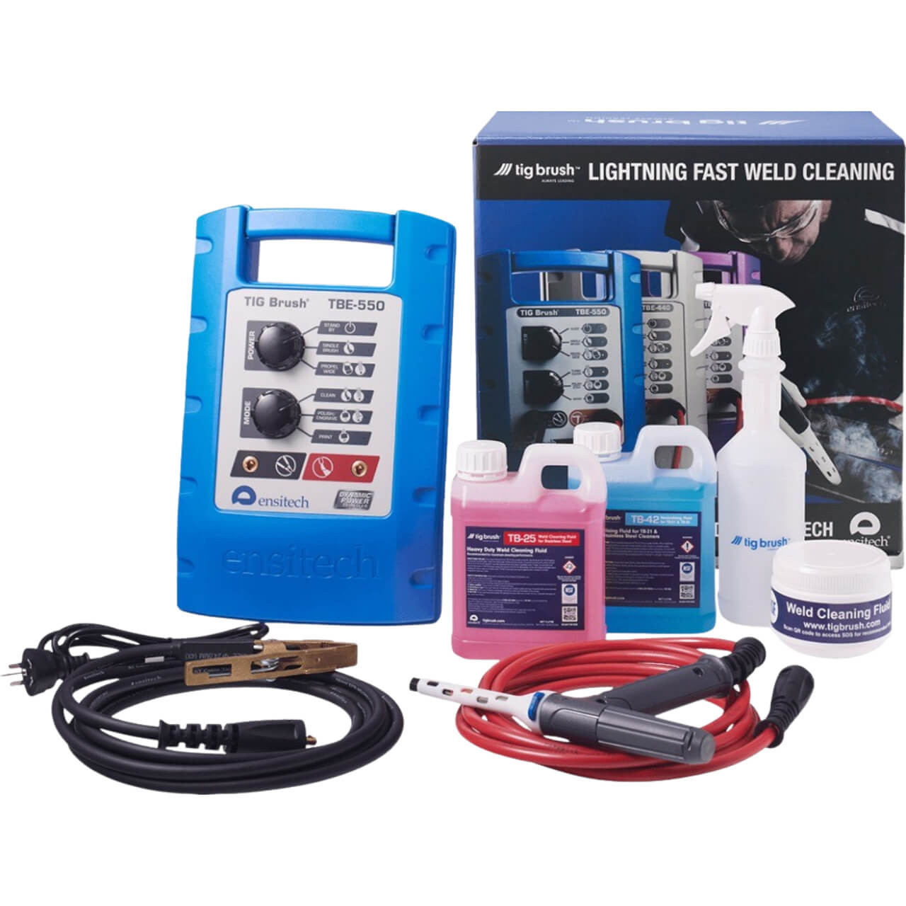 Tig Brush TBX-550 Slimline S/S Weld Cleaning Kit