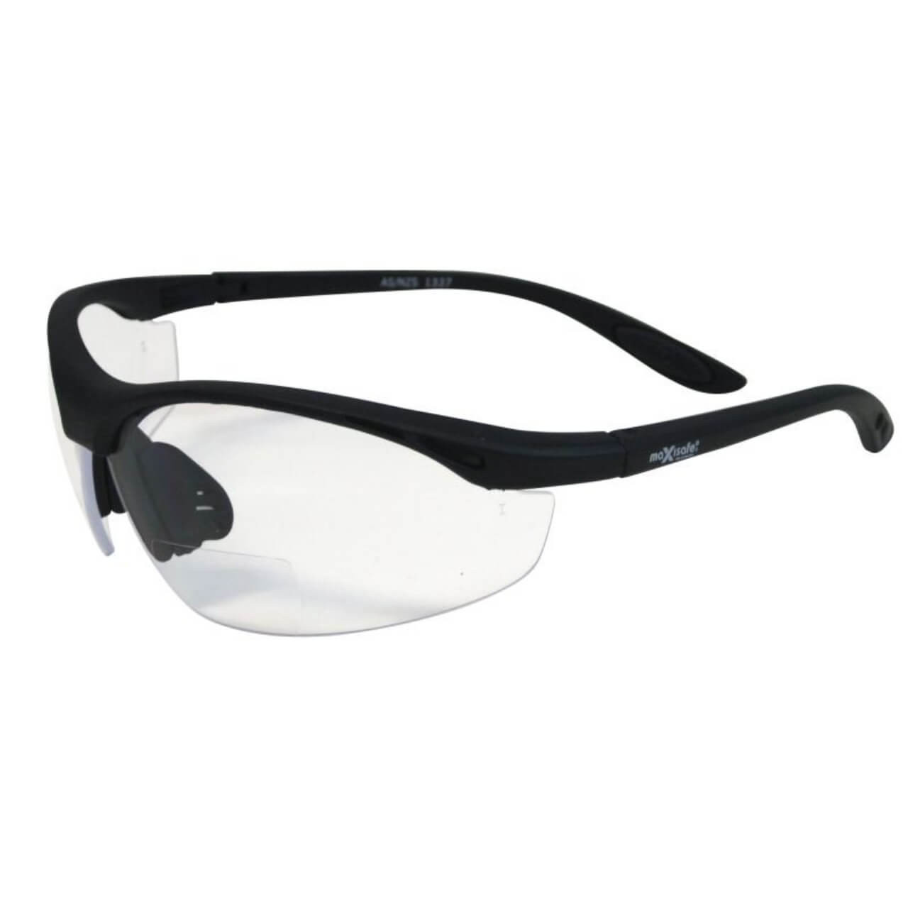 Maxisafe Clear Bifocal Safety Glasses - 2.0 Magnification