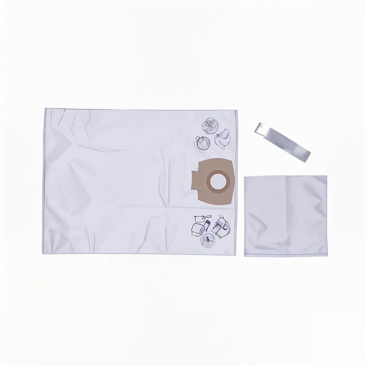 Milwaukee Replacement Fleece 30L Vacuum Filter Bags 5pk