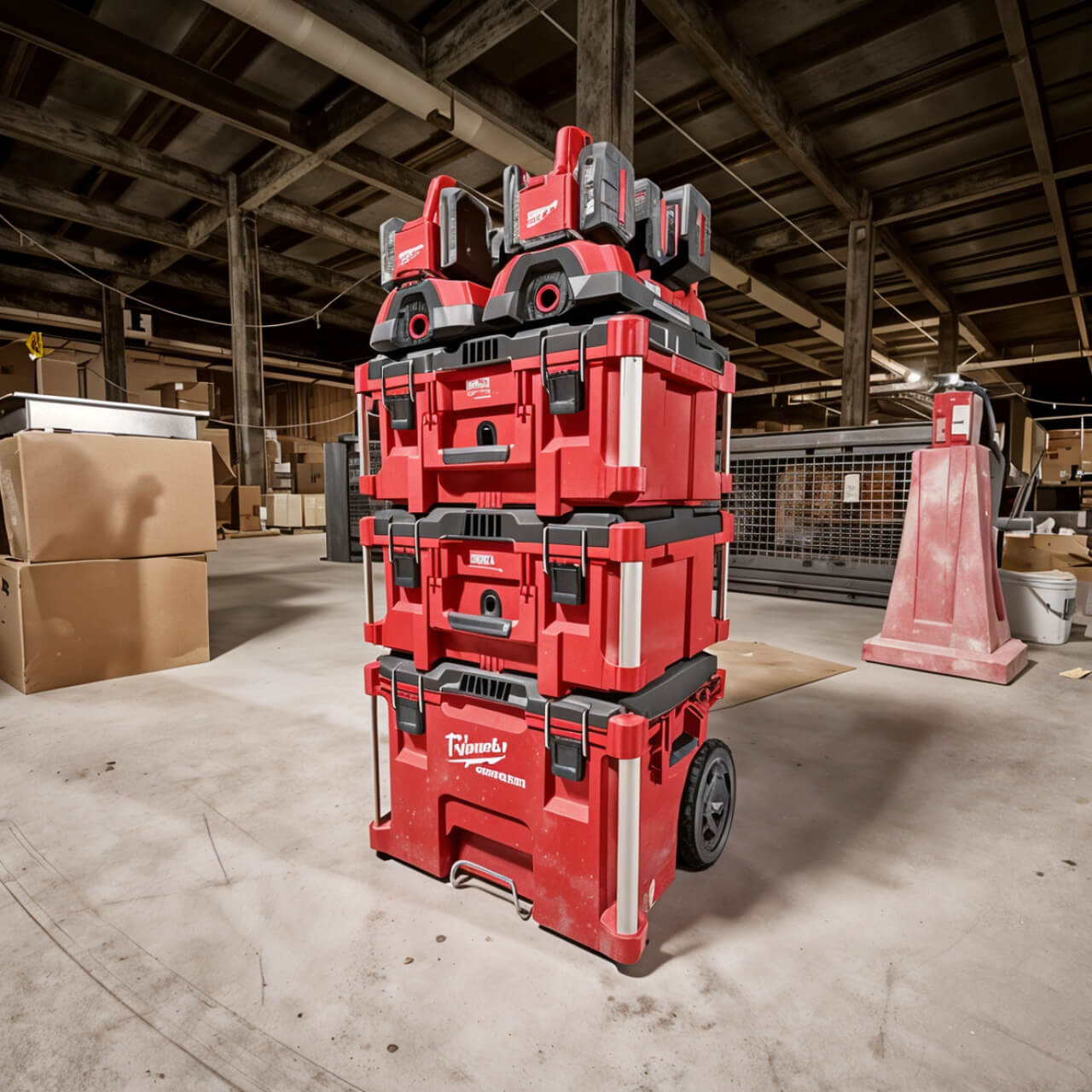 Milwaukee M18 6 Bay PACKOUT Rapid Charger