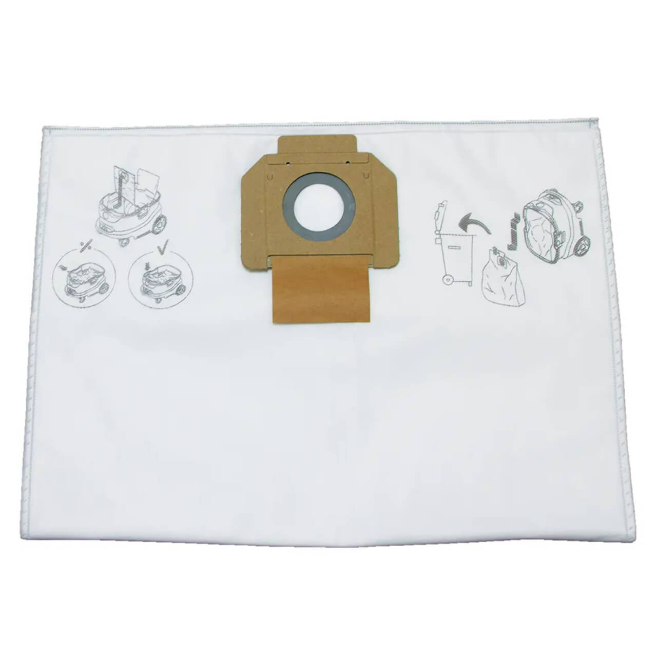 Makita Vacuum Cleaner Fleece Filter Bags 5pk