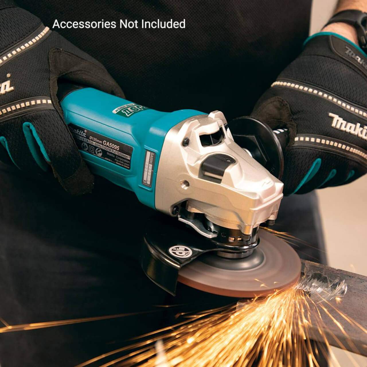 Makita 125mm (5”) 1900W Paddle Switch Angle Grinder