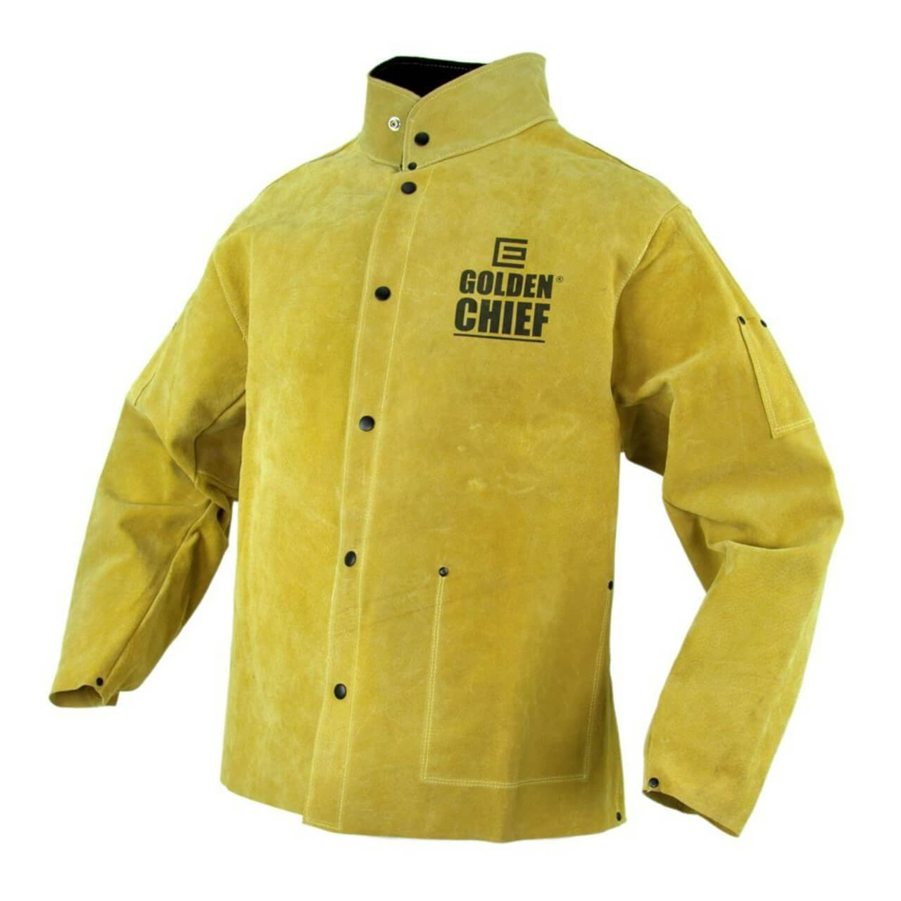Golden Chief Premium Welding Jacket. Colour Gold. Size XL