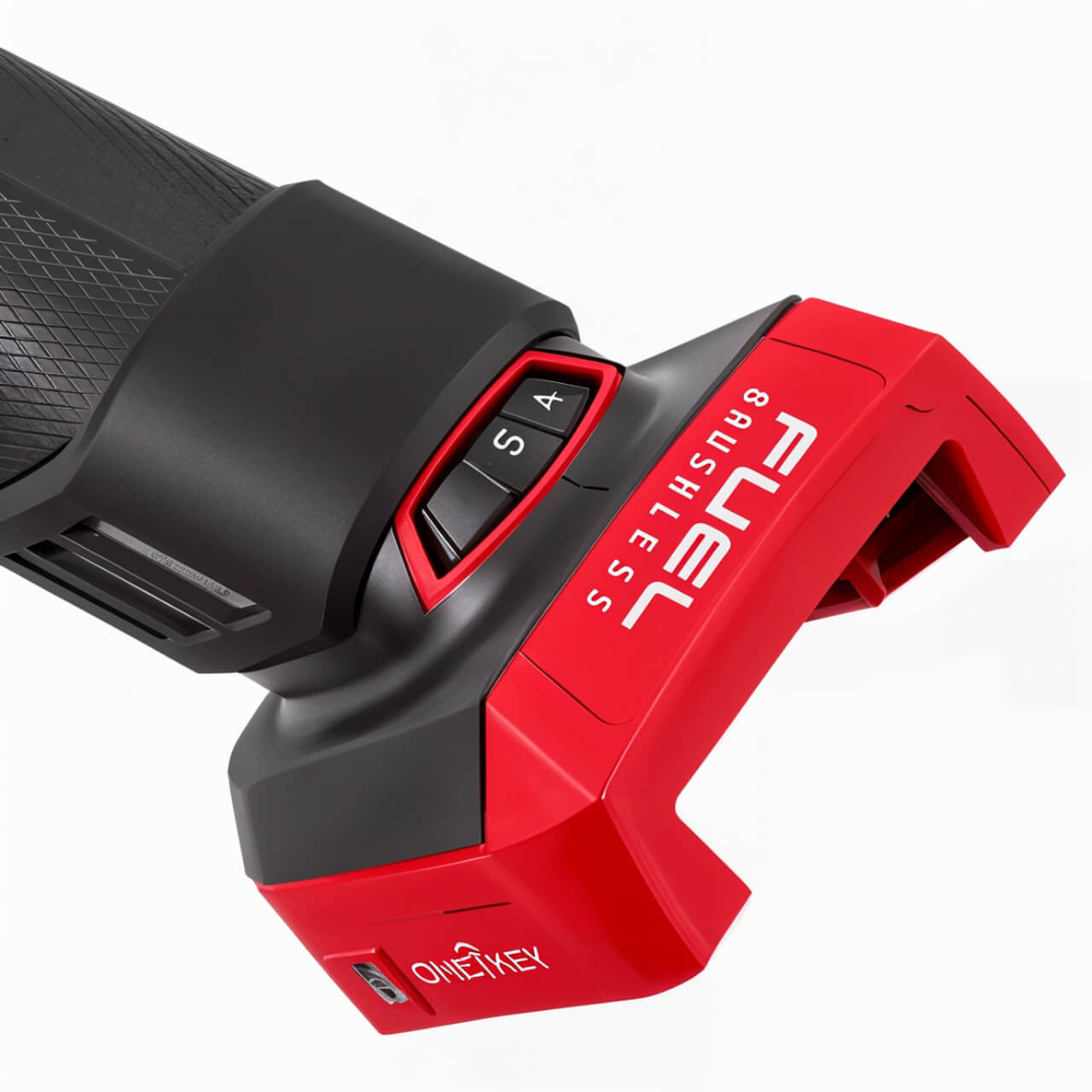 Milwaukee 18V Li-ion Cordless Fuel ONE-KEY 1/4” Braking Die Grinder with Deadman Paddle Switch - Skin Only