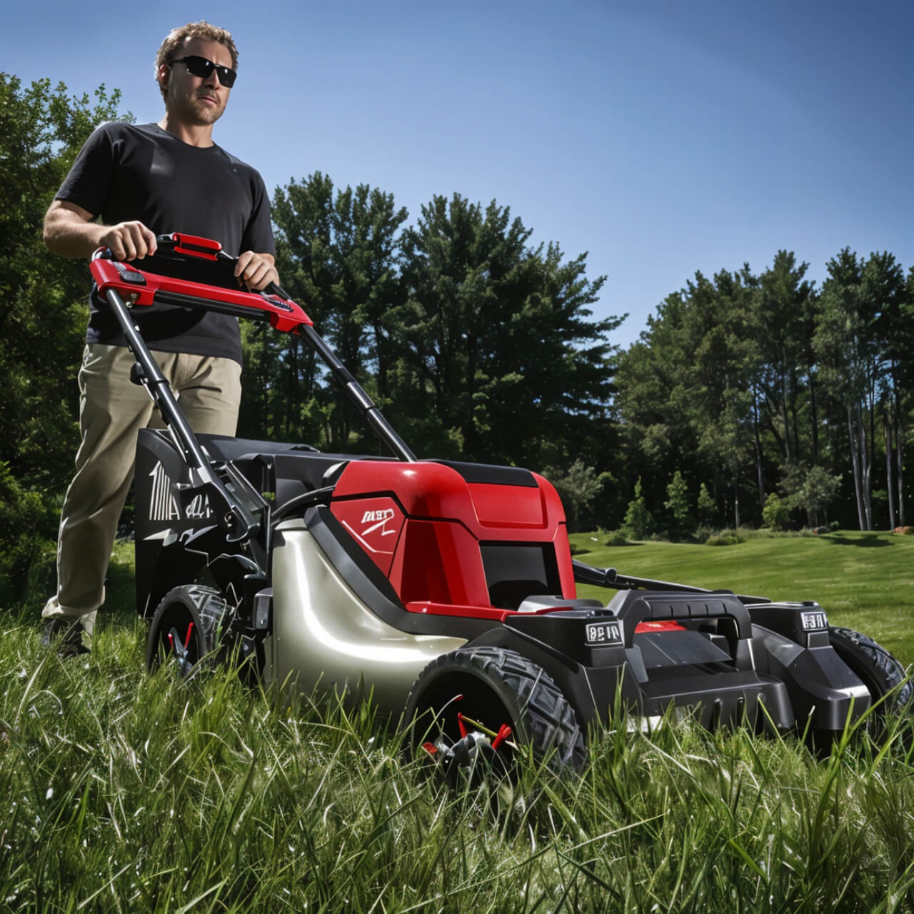 Milwaukee M18 Fuel Self Propelled Dual Battery Lawn Mower 21”(533mm) (Tool Only)
