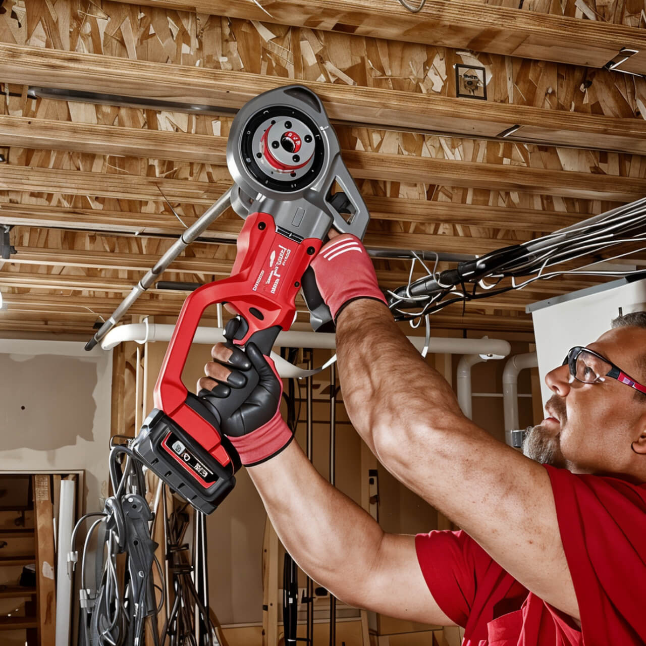 Milwaukee M18 Fuel Compact Pipe Threader W/One Key (Tool Only)
