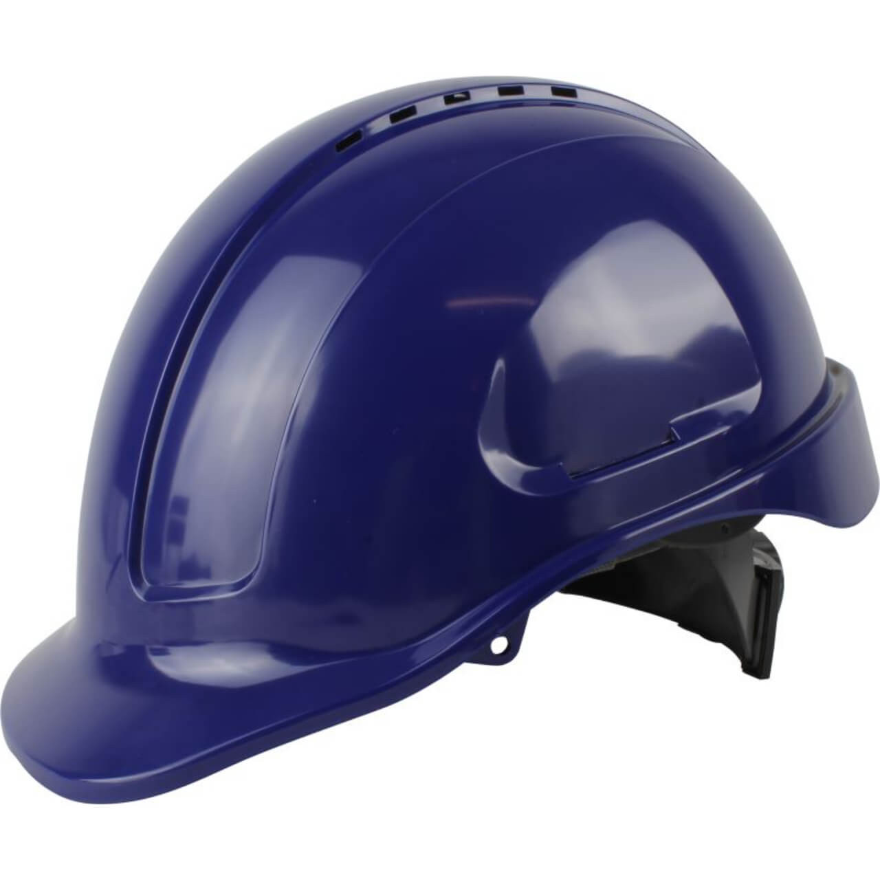 Maxisafe Blue Vented Hard Hat Ratchet Harness