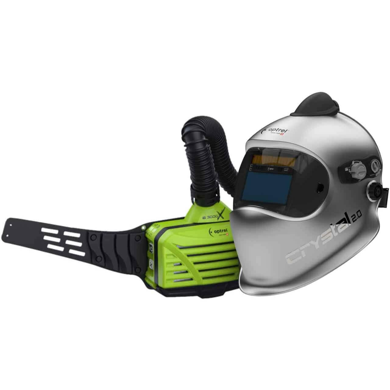 Optrel RTW E3000X System C/W Crystal 2.0 PAPR Helmet In Bag Plus 18H Battery