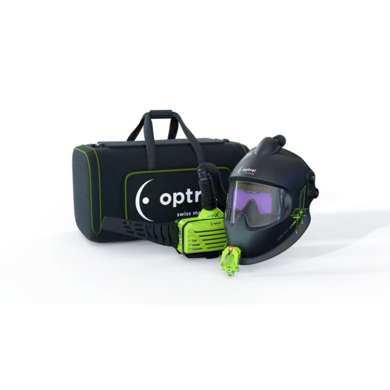 Optrel RTW E3000X System C/W Panoramaxx 2.5 PAPR Helmet In Bag Plus 18H Battery
