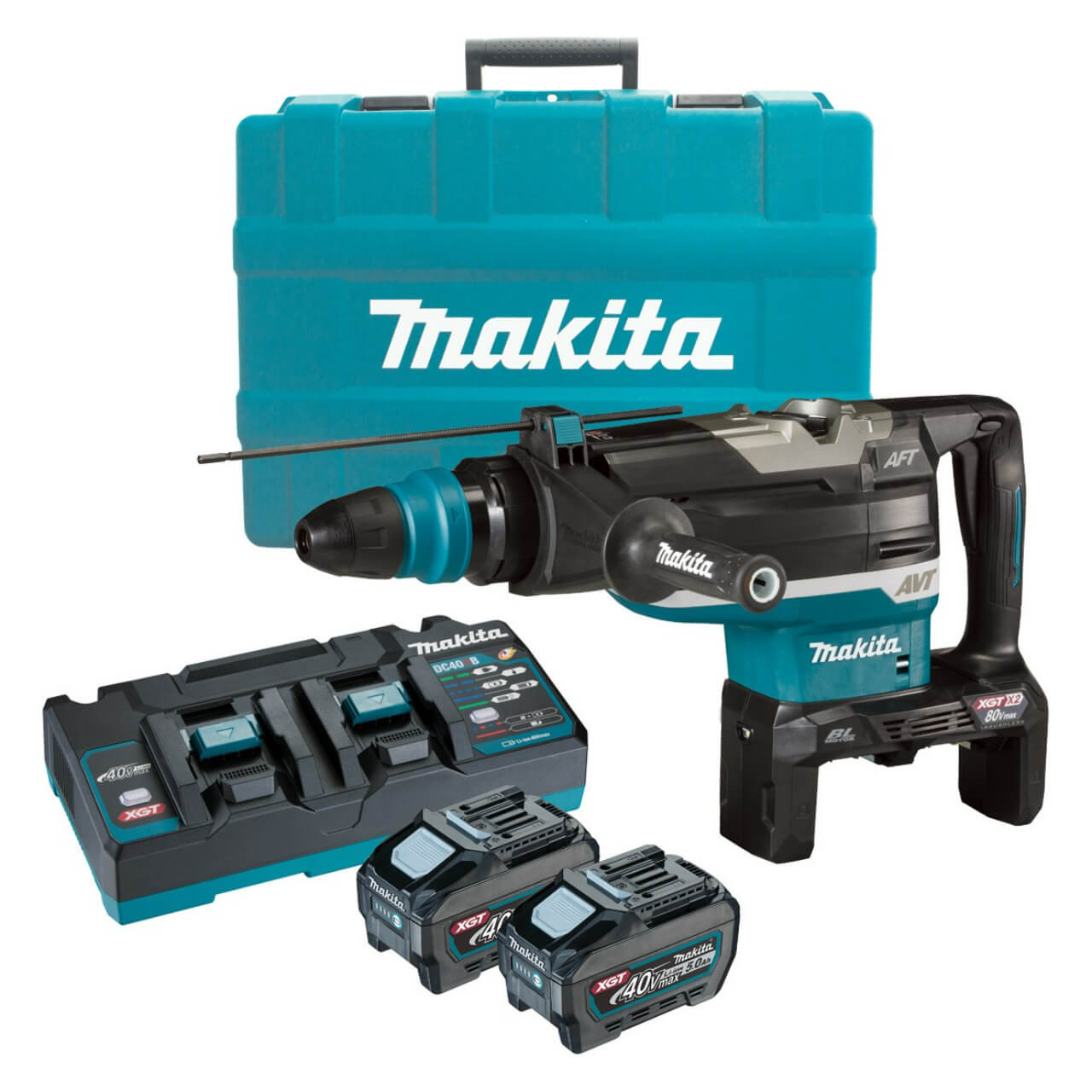Makita 80V Max (40Vx2) Brushless 52mm SDS Max Rotary Hammer