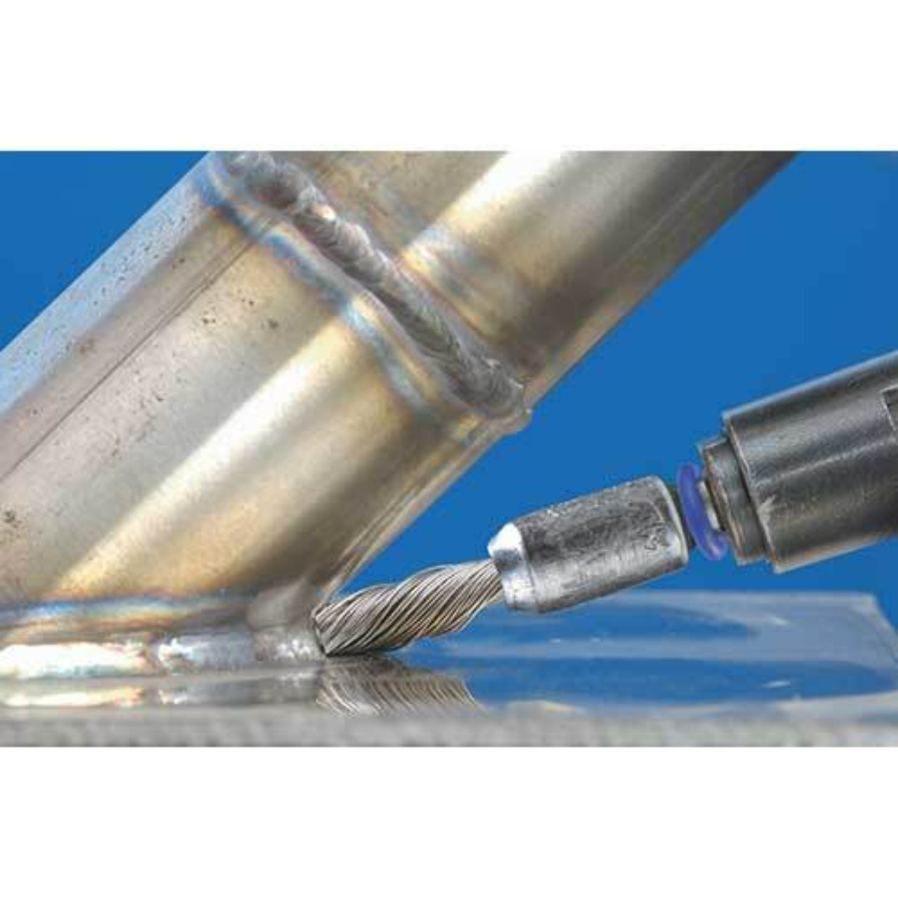 Pferd Pencil Brush 6mm Shaft Mounted - Twist Knot Wire PBG 1919/6 INOX 0.60