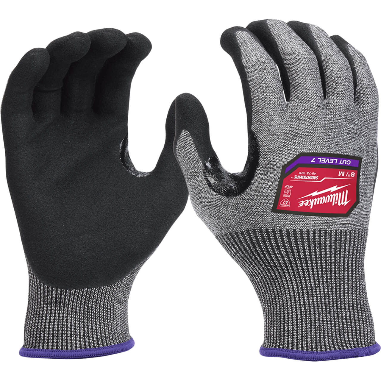 Milwaukee Cut F(7) High Dexterity Nitrile Dipped Glove 12pk M