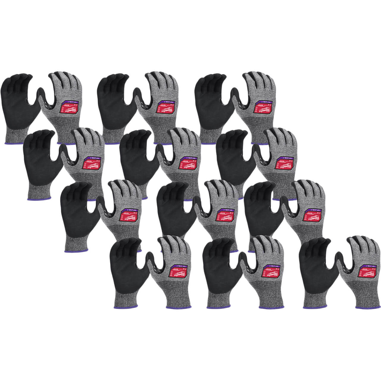 Milwaukee Cut F(7) High Dexterity Nitrile Dipped Glove 12pk L